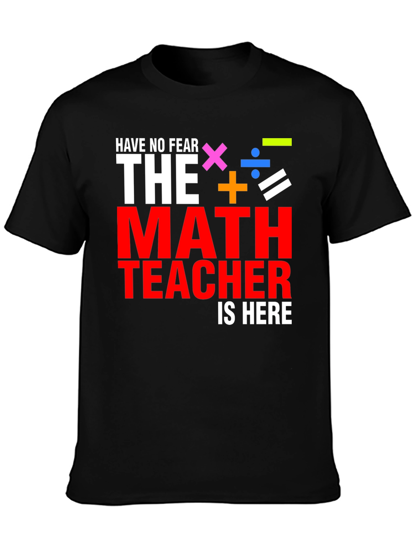 Math Teacher Graphic Tee Shirt
