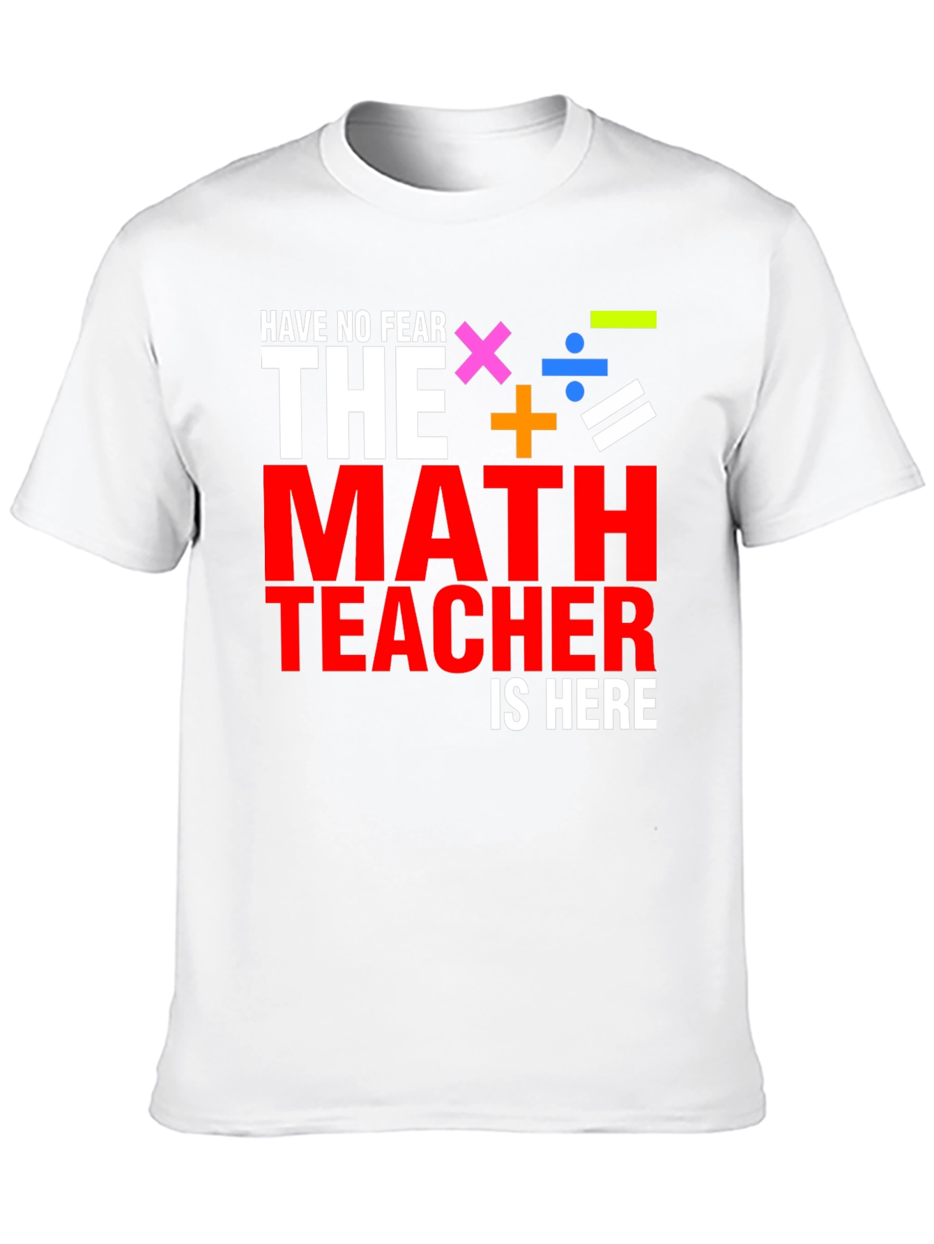 Math Teacher Graphic Tee Shirt