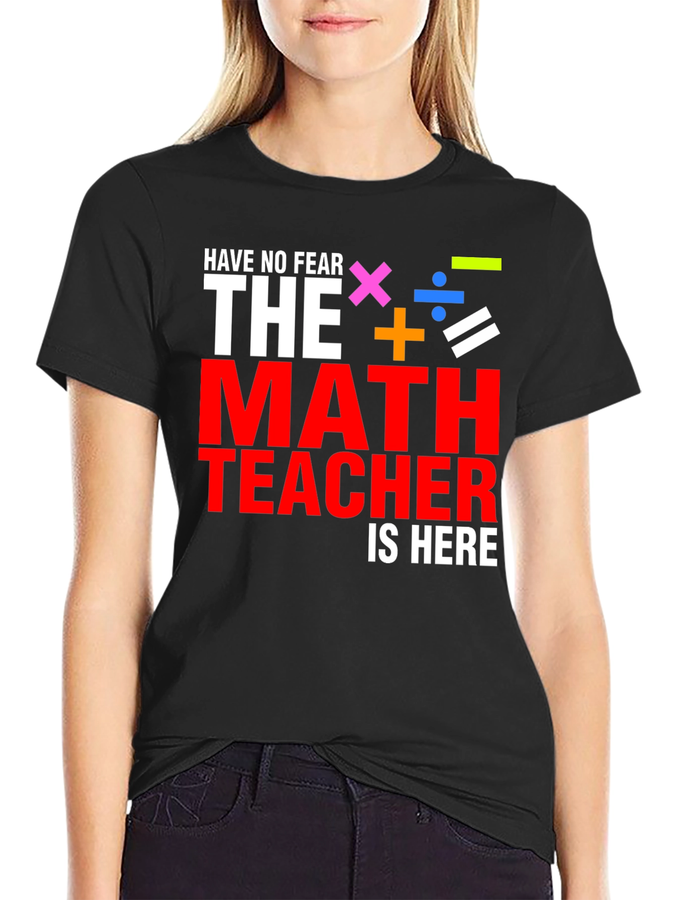 Math Teacher Graphic Tee Shirt