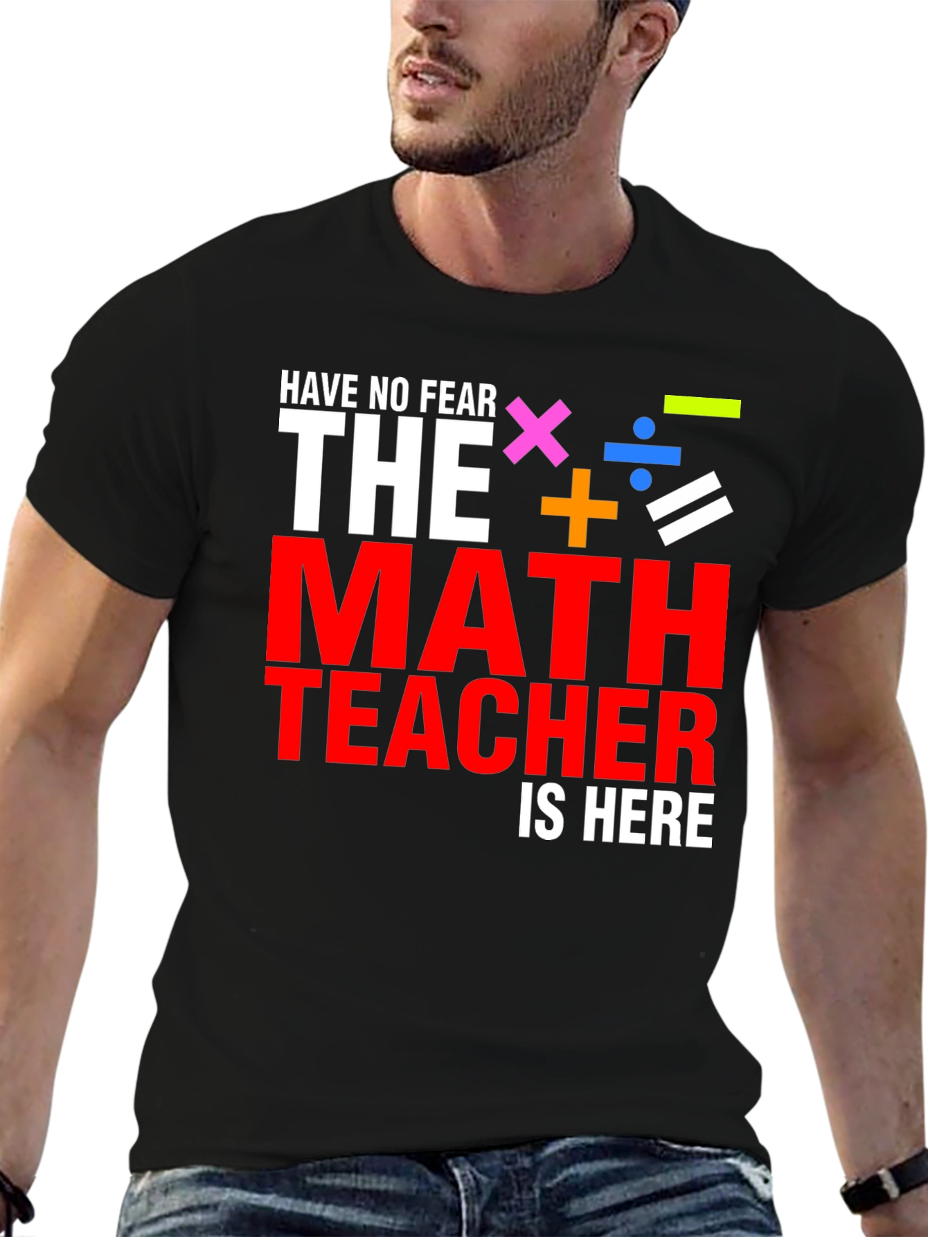 Math Teacher Graphic Tee Shirt