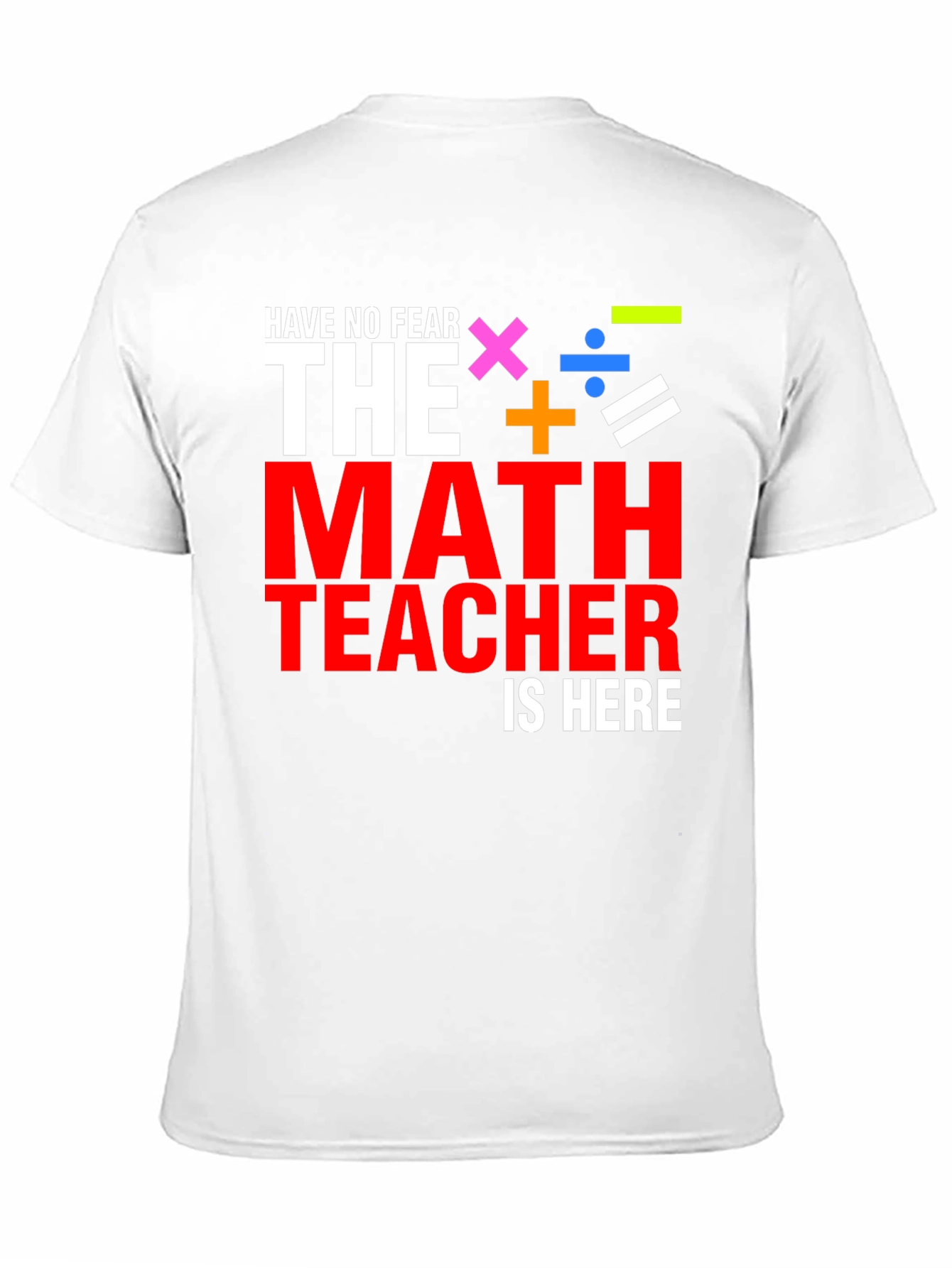 Math Teacher Graphic Tee Shirt