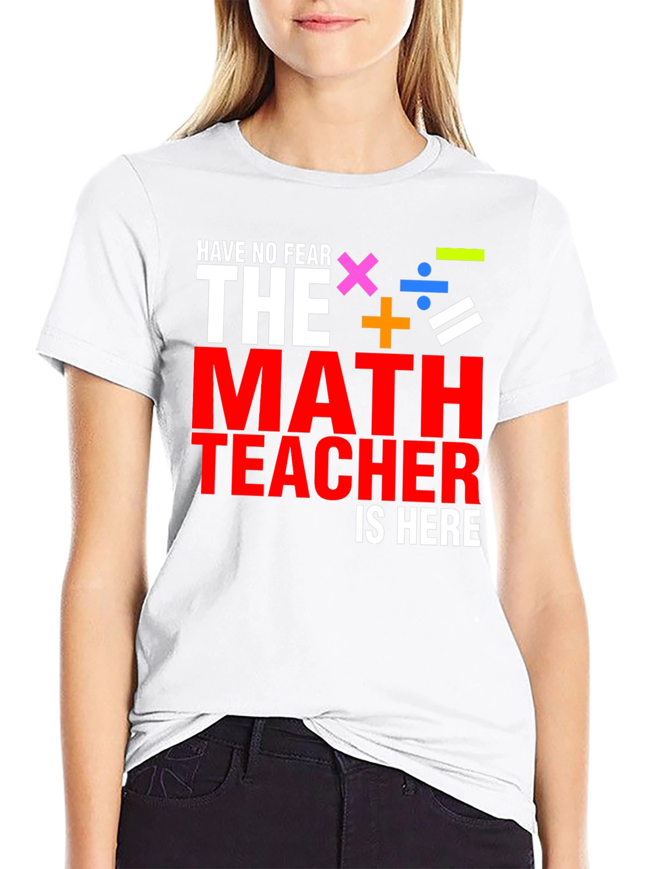 Math Teacher Graphic Tee Shirt