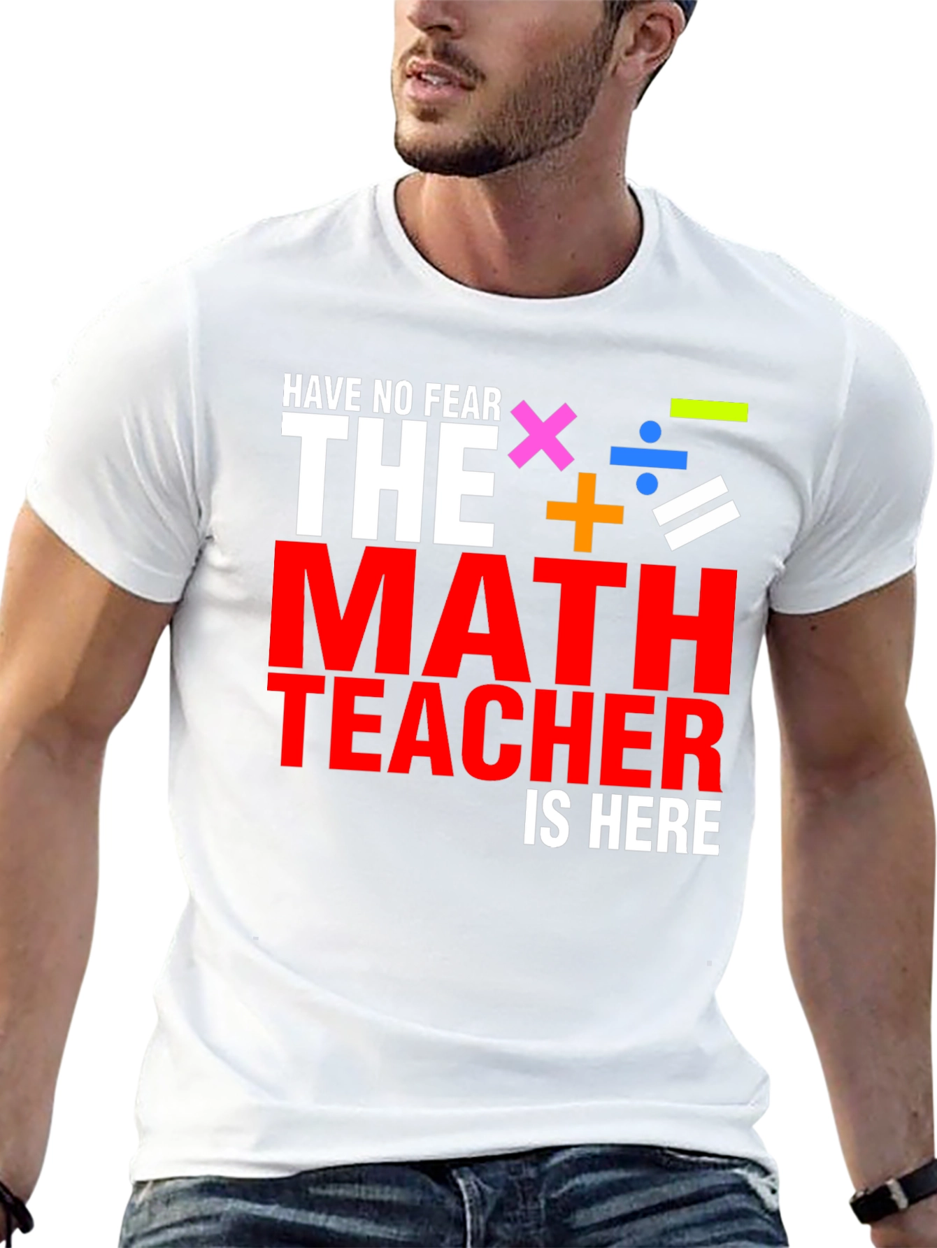 Math Teacher Graphic Tee Shirt