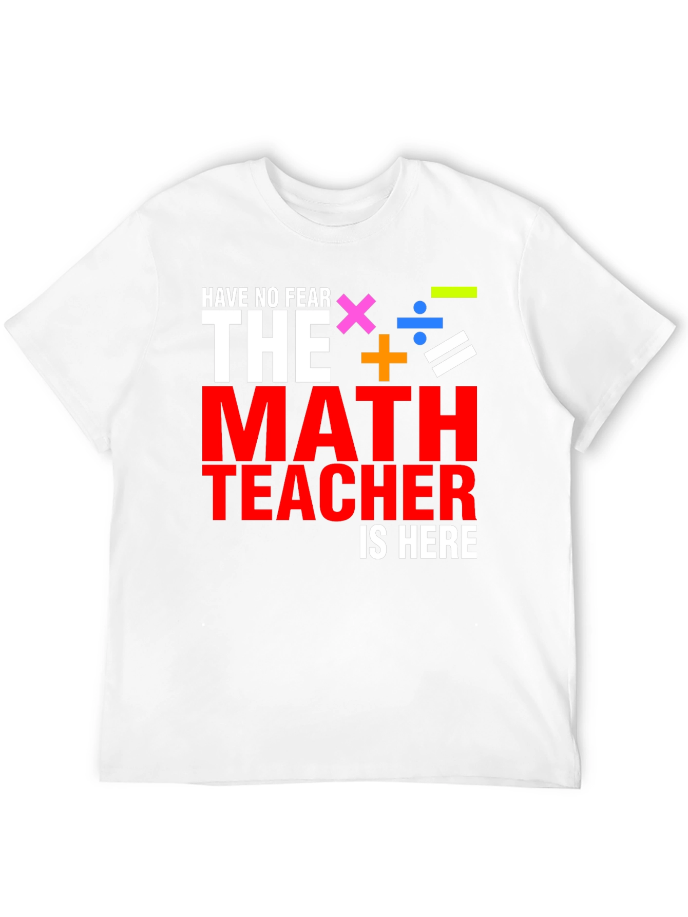 Math Teacher Graphic Tee Shirt