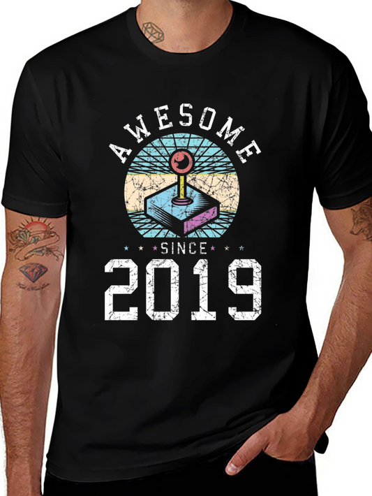 Awesome Since 2019 Retro Gamer T-Shirt