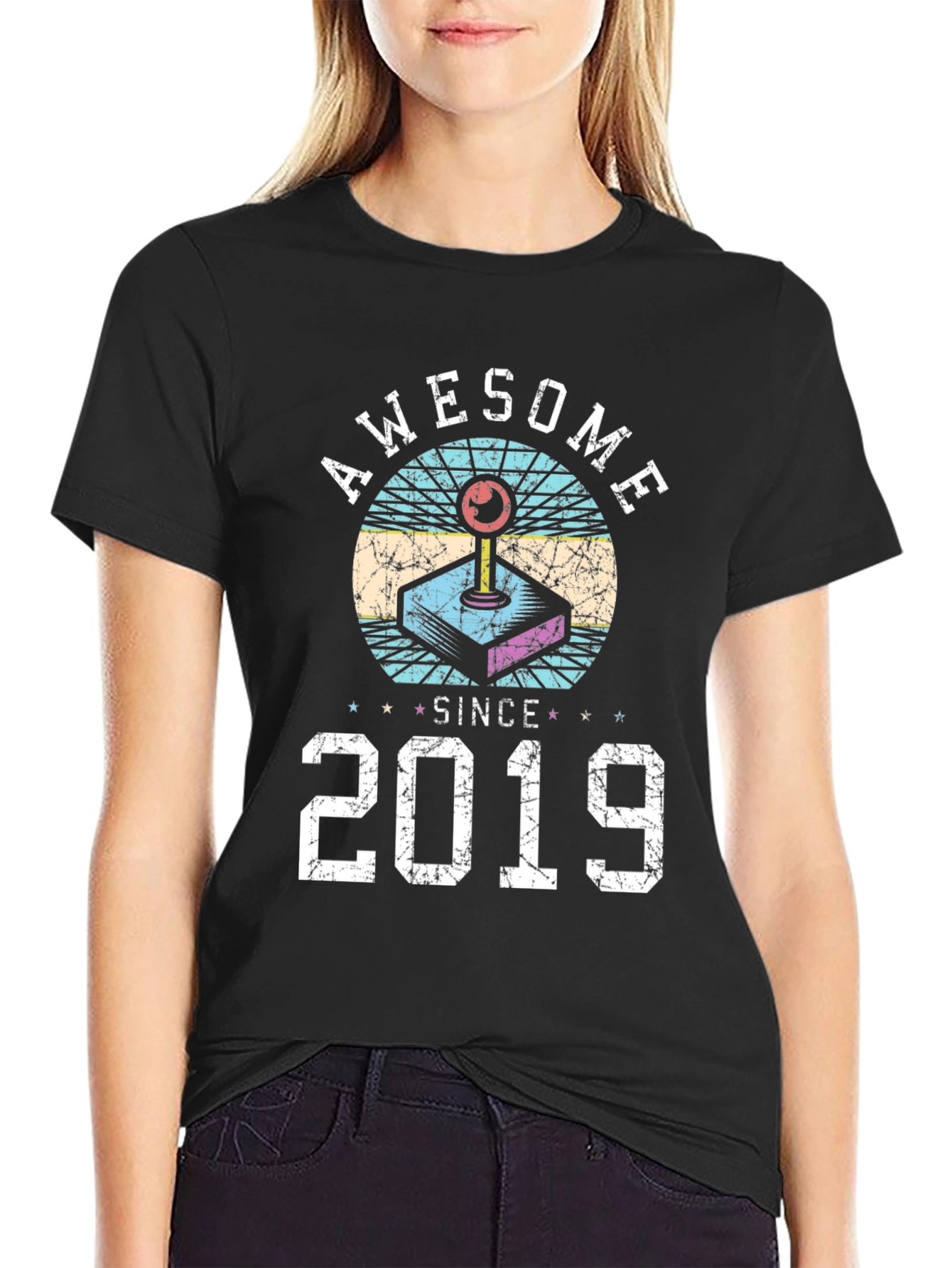Awesome Since 2019 Retro Gamer T-Shirt