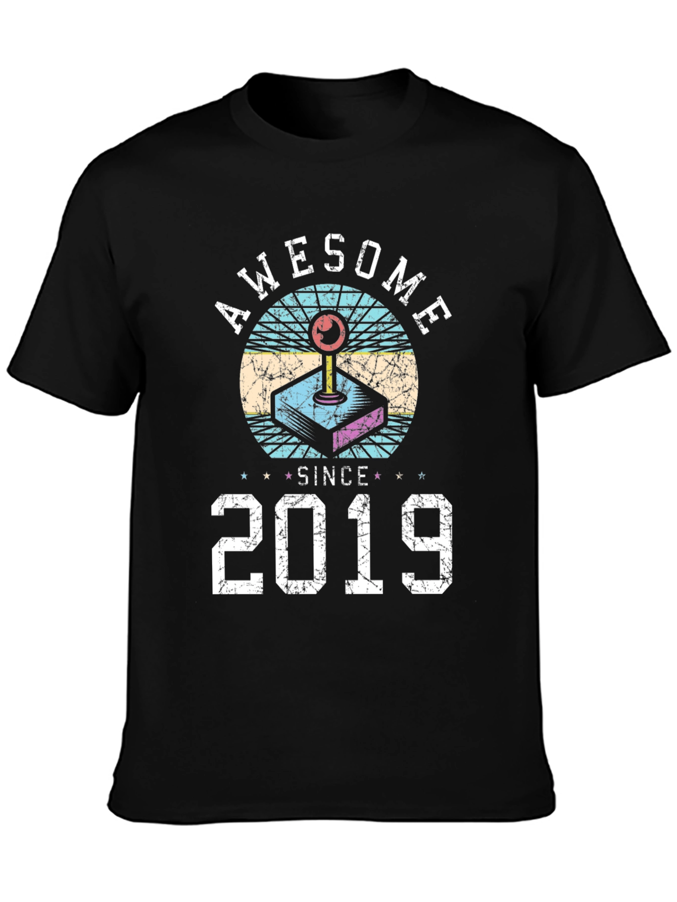 Awesome Since 2019 Retro Gamer T-Shirt