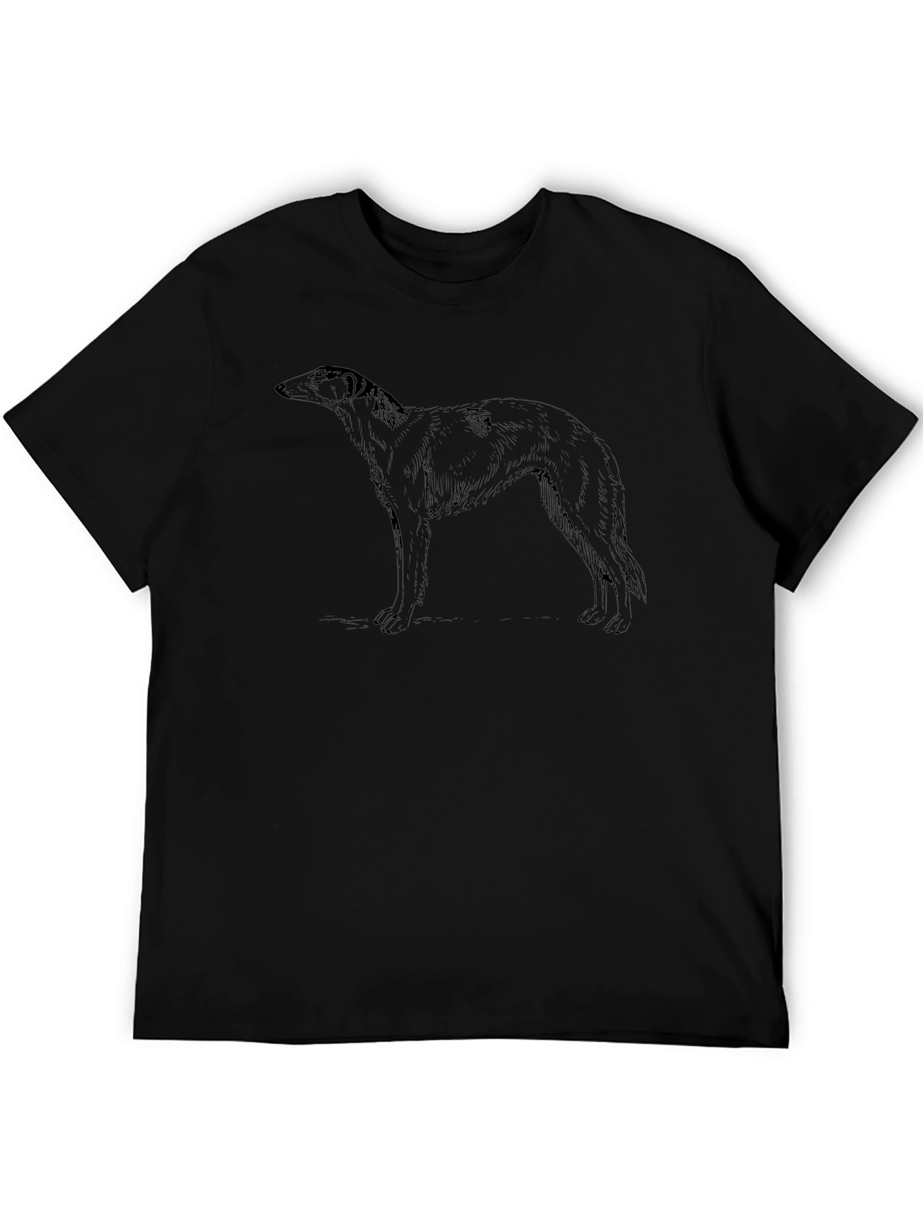 Greyhound Dog Graphic Tee - Classic Style