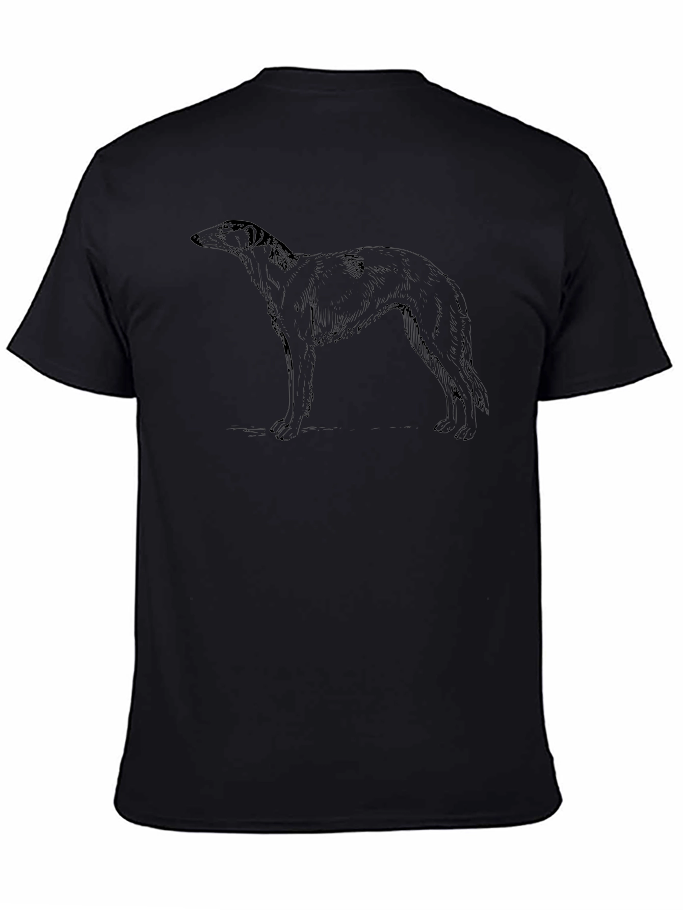 Greyhound Dog Graphic Tee - Classic Style