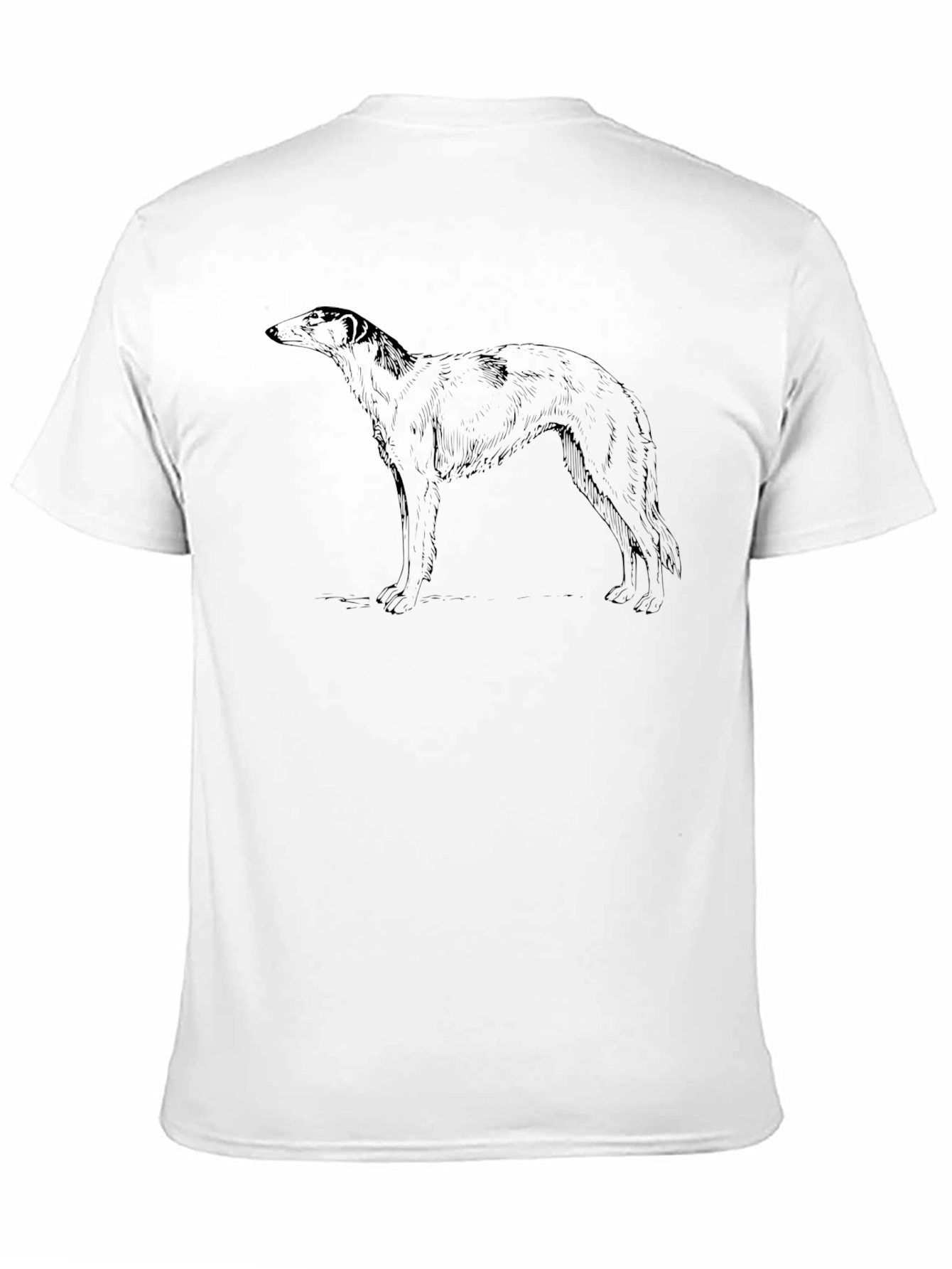 Greyhound Dog Graphic Tee - Classic Style