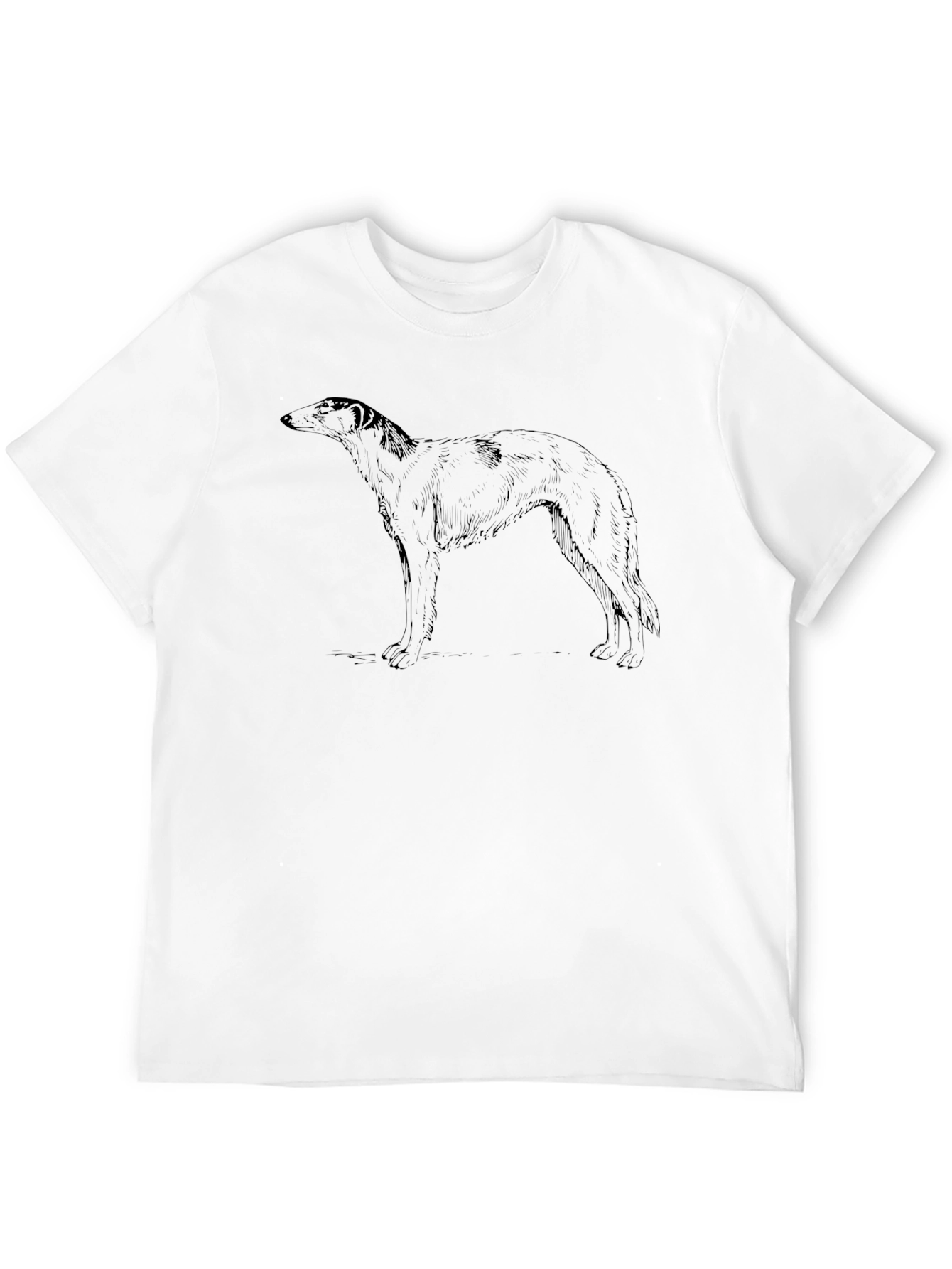 Greyhound Dog Graphic Tee - Classic Style