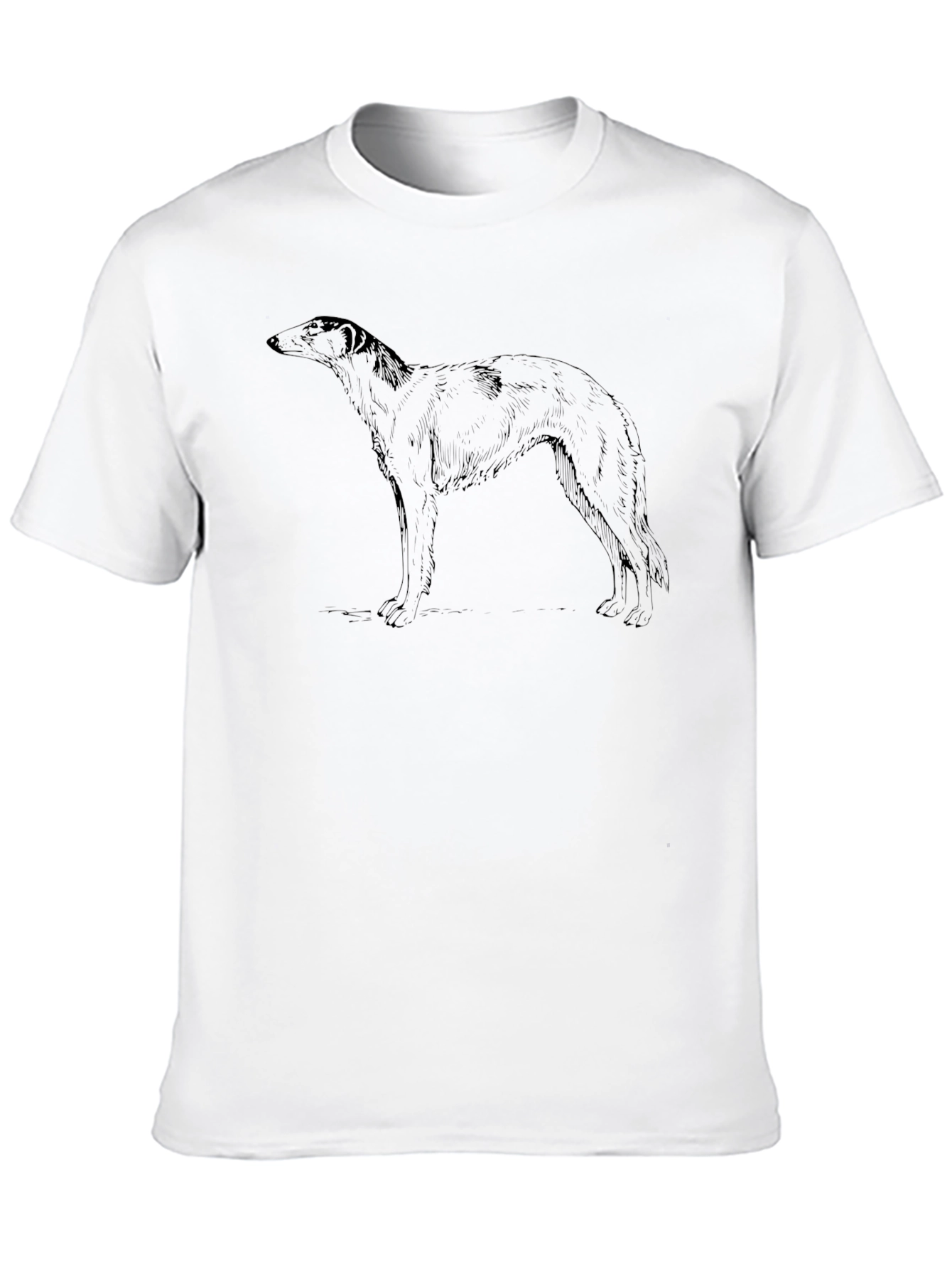 Greyhound Dog Graphic Tee - Classic Style