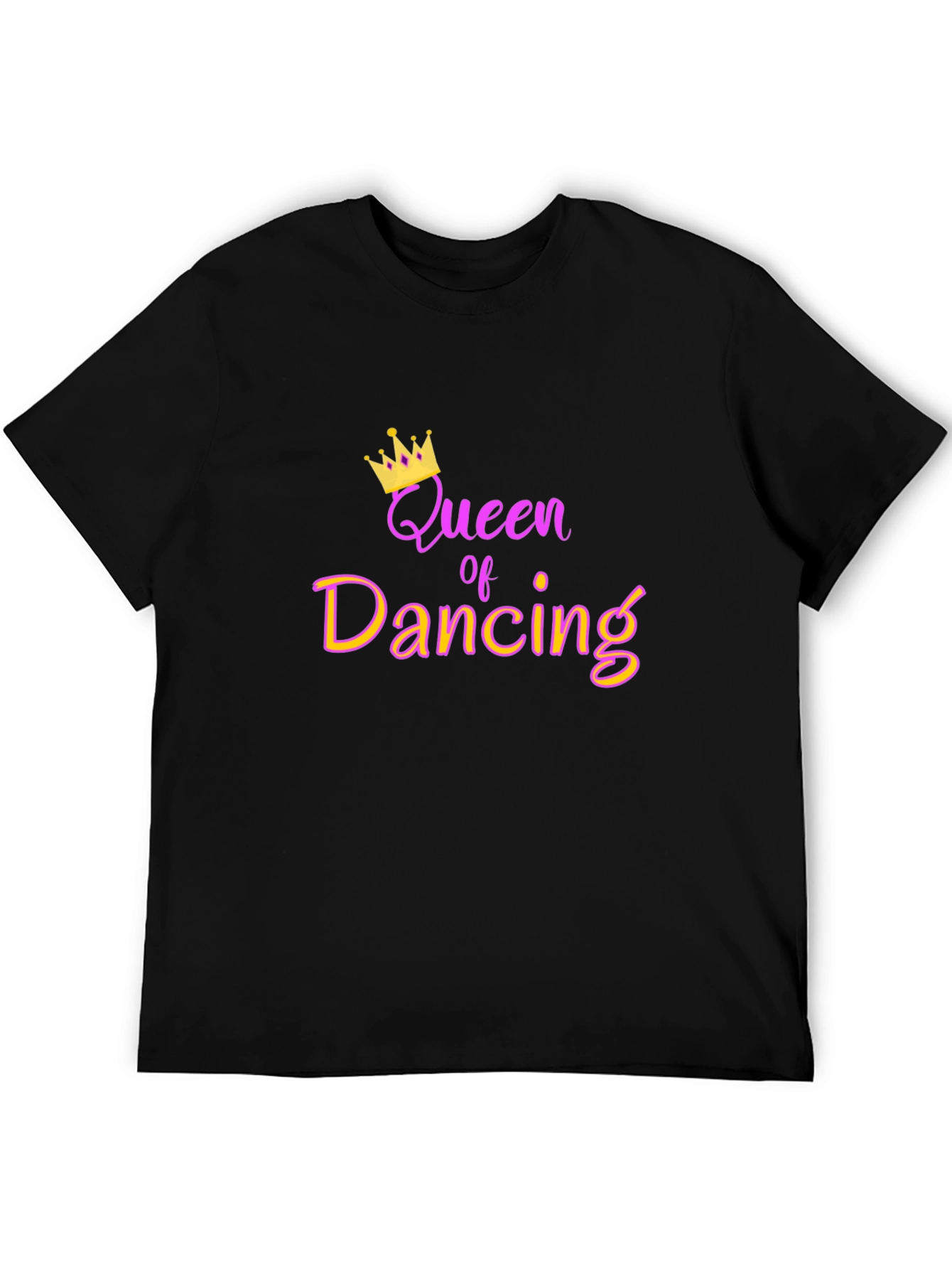 Queen of Dancing Graphic Tee - Black