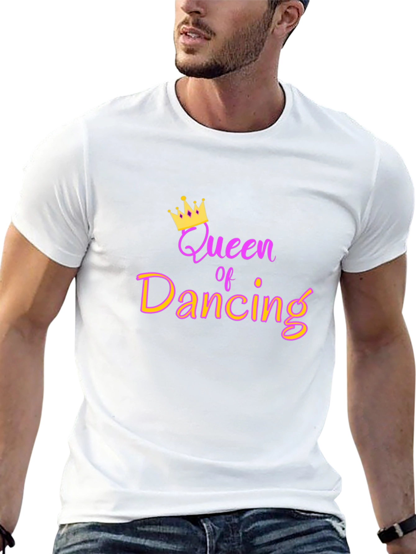 Queen of Dancing Graphic Tee - Black