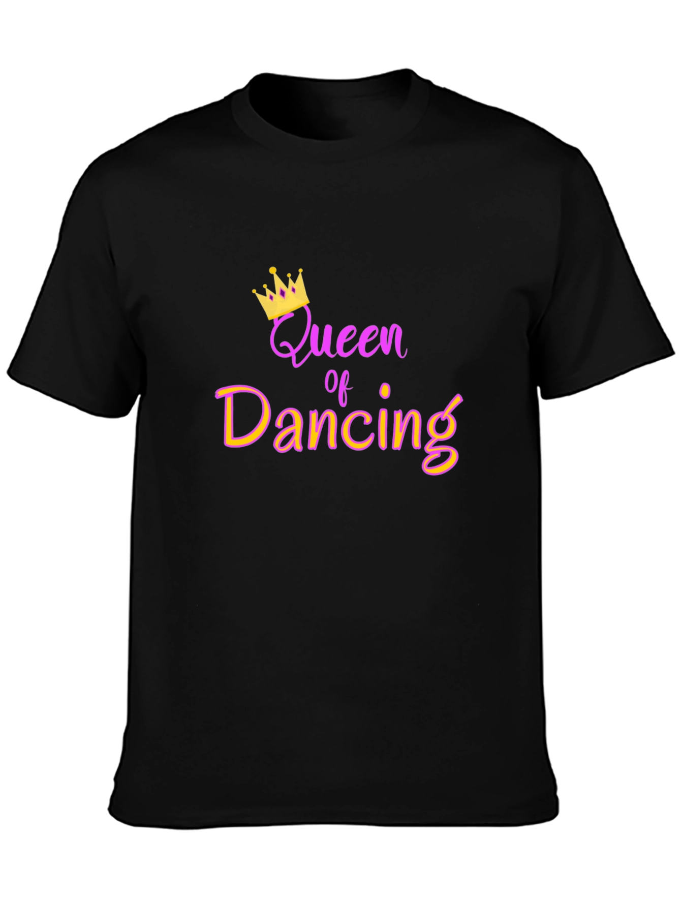 Queen of Dancing Graphic Tee - Black