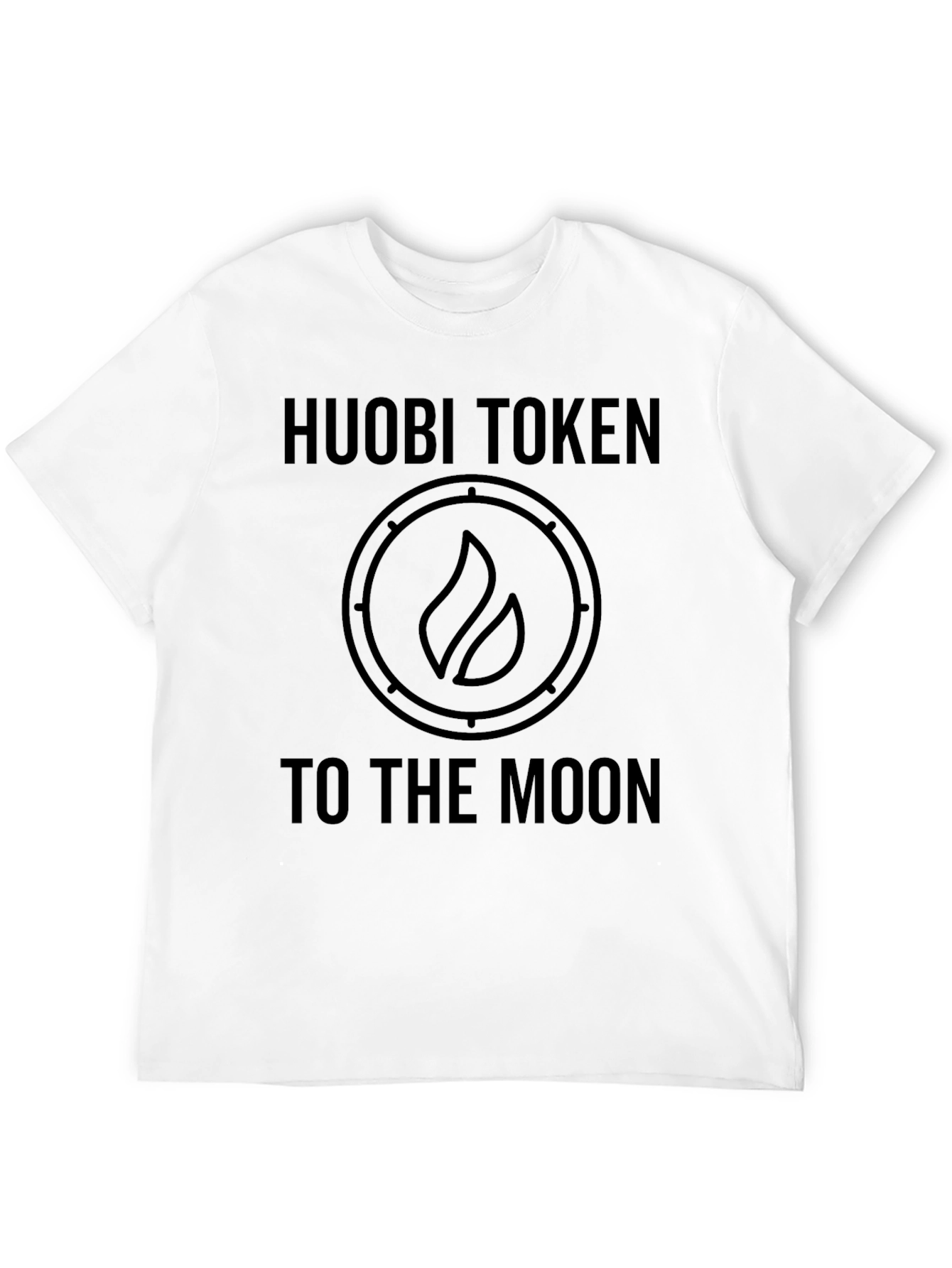 Huobi Token To The Moon Black T-Shirt