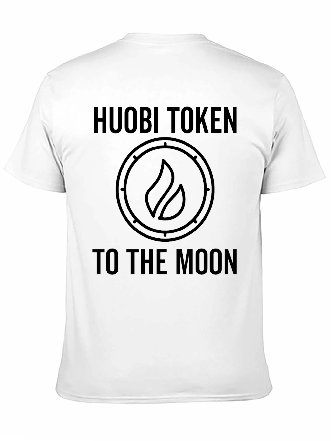 Huobi Token To The Moon Black T-Shirt