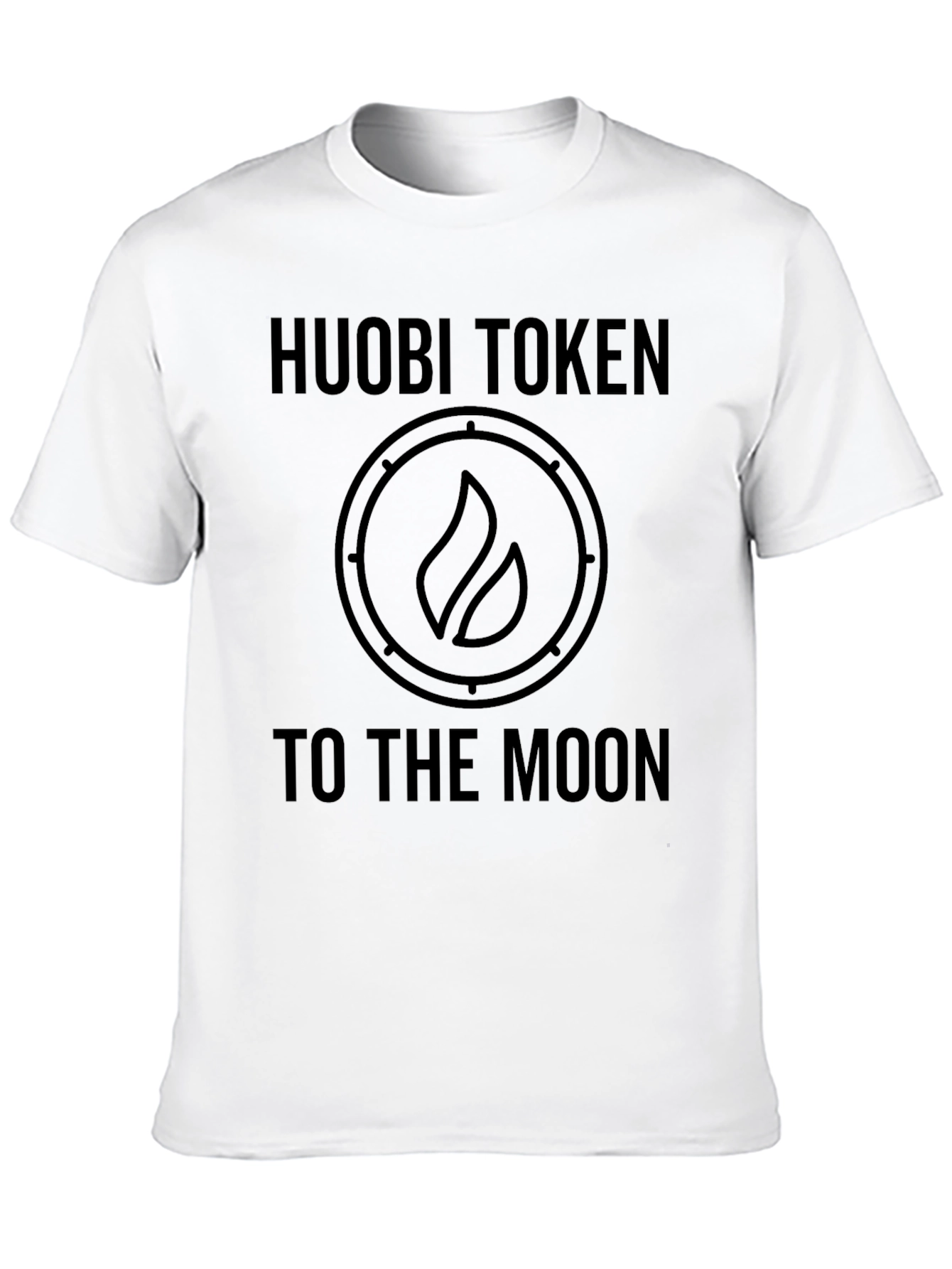 Huobi Token To The Moon Black T-Shirt