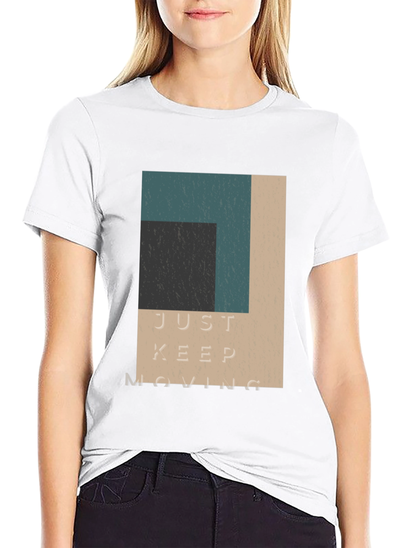 Just Keep Moving Graphic Tee