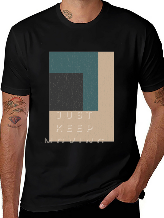 Just Keep Moving Graphic Tee