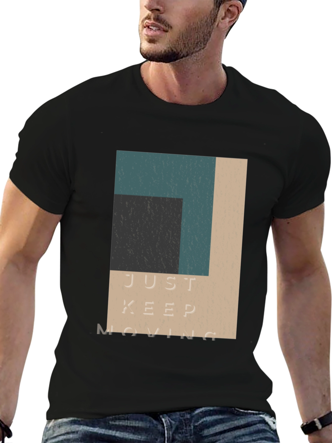 Just Keep Moving Graphic Tee