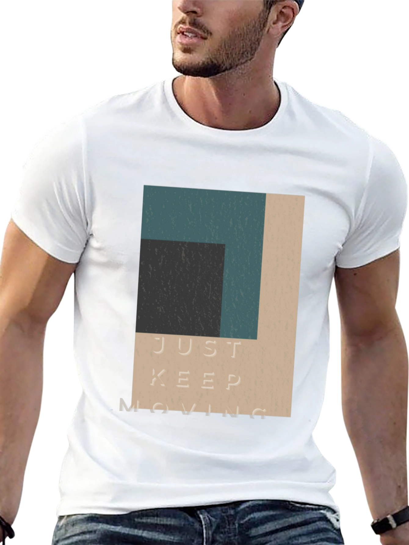 Just Keep Moving Graphic Tee