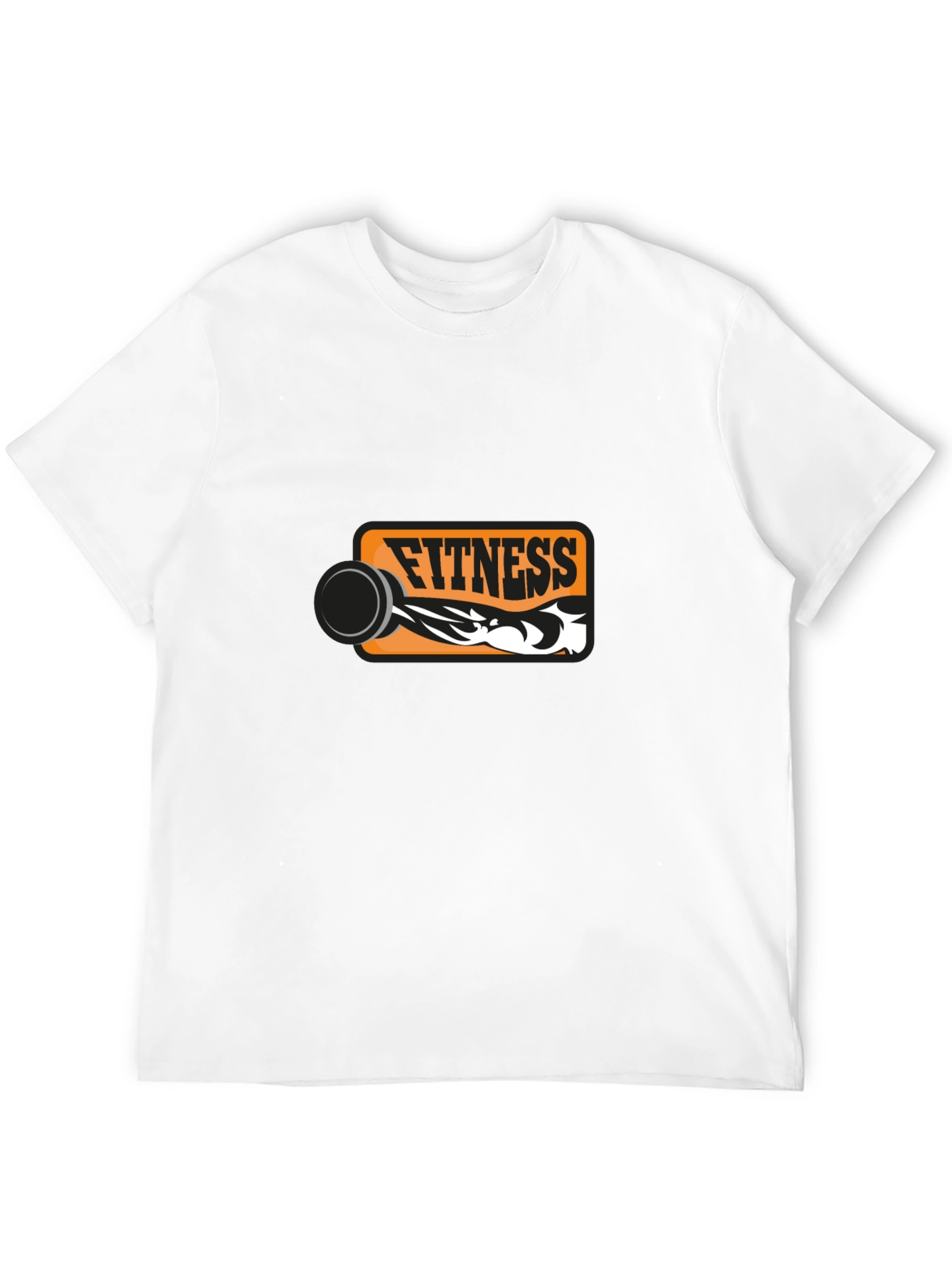 Fitness Graphic Black T-Shirt