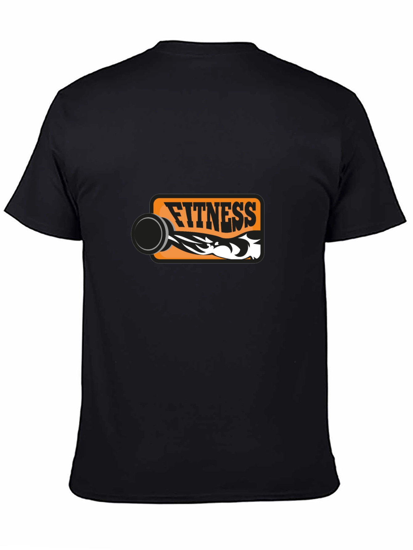 Fitness Graphic Black T-Shirt