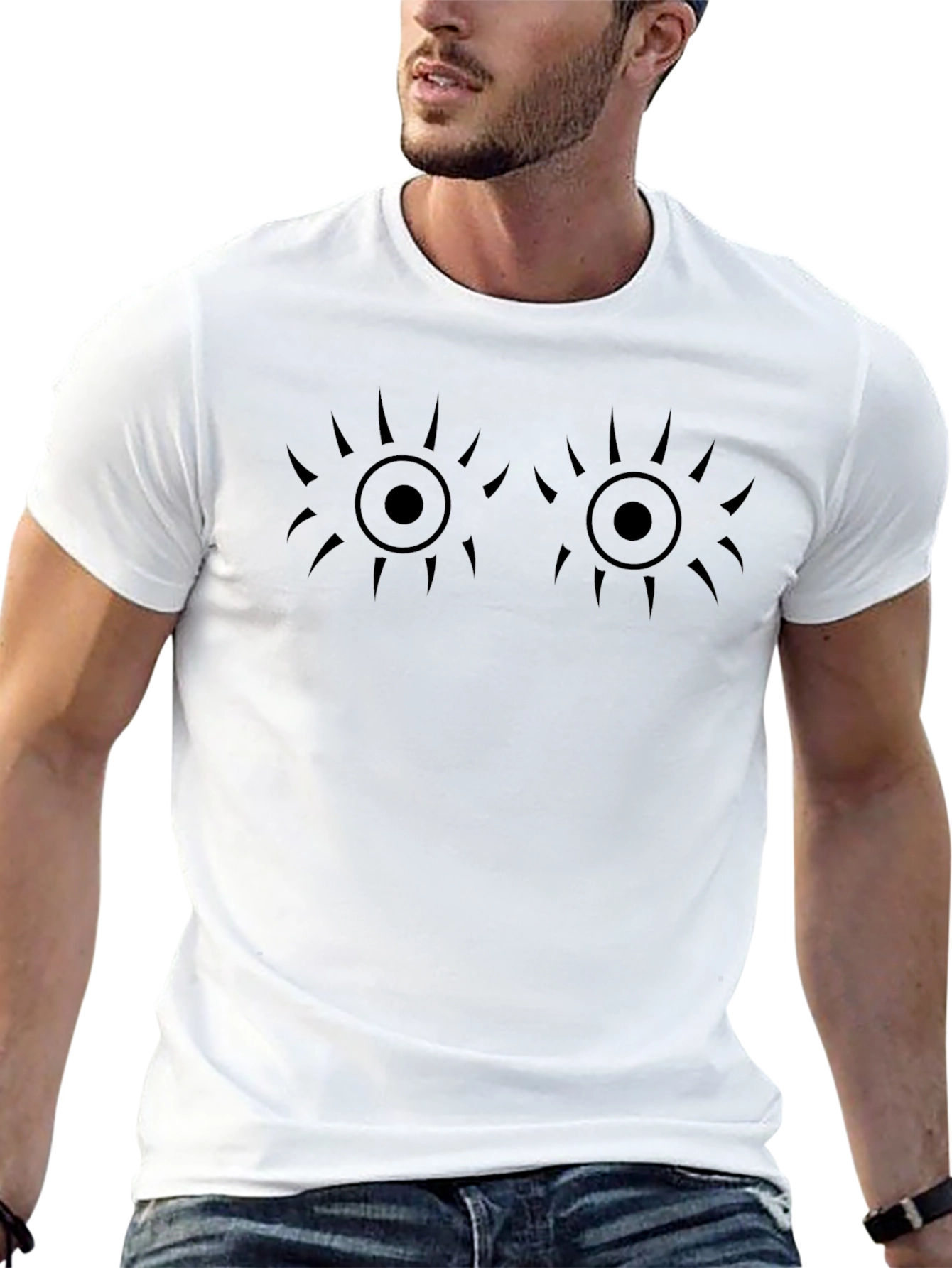 Graphic Eye T-Shirt - Mens Black Tee