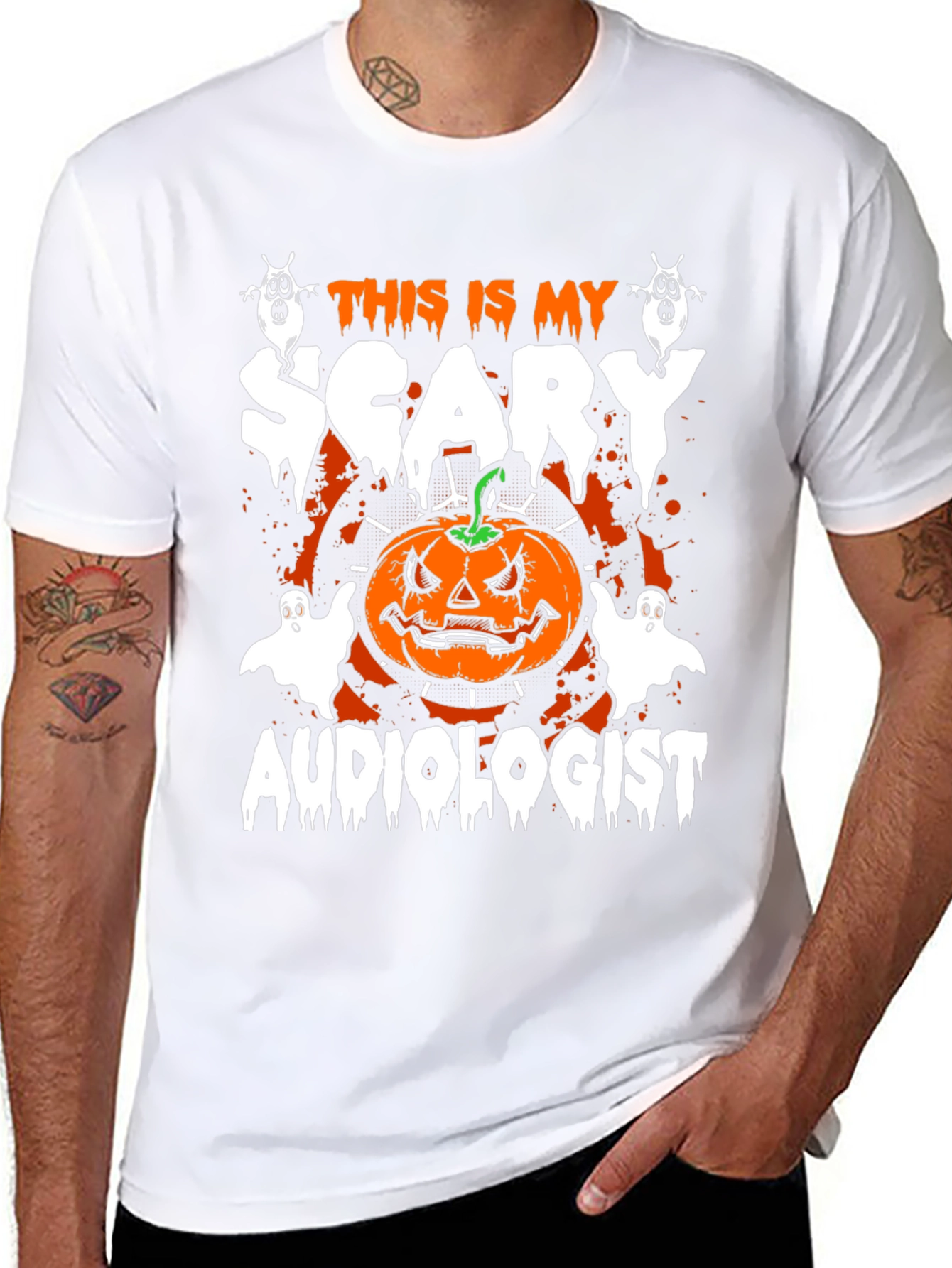 Scary Audiologist Halloween T-Shirt
