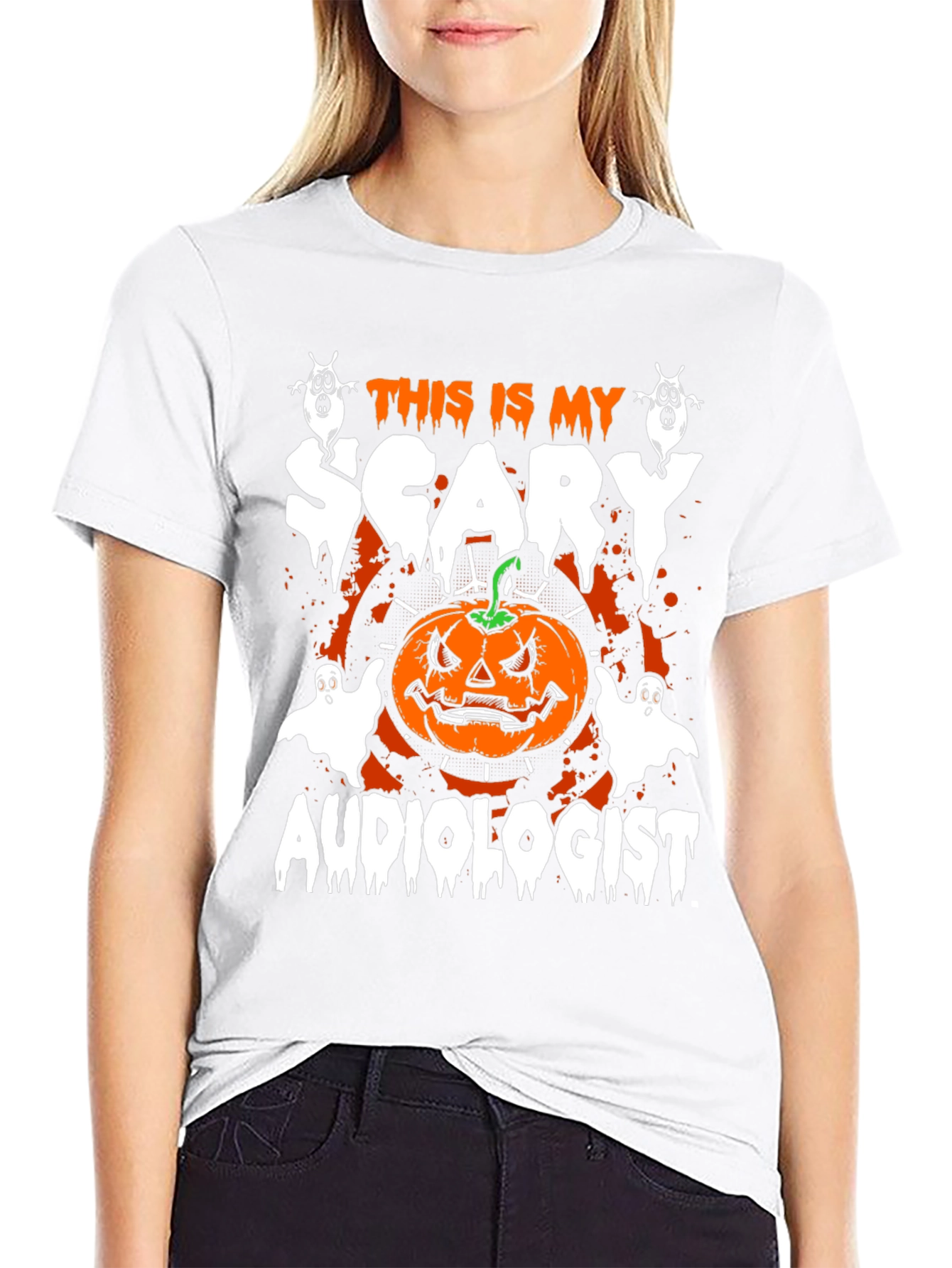 Scary Audiologist Halloween T-Shirt