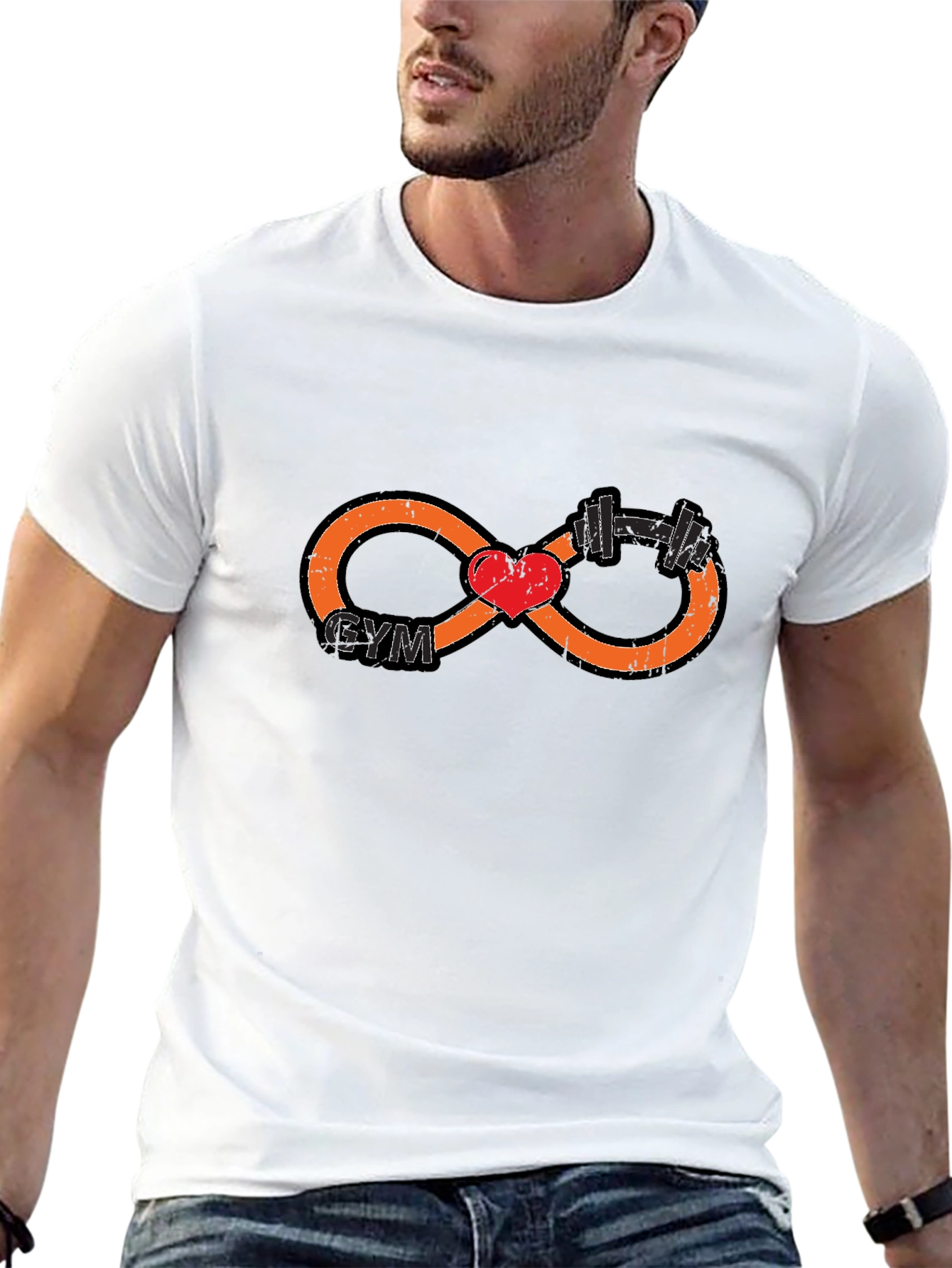 Gym Infinity Heart T-Shirt
