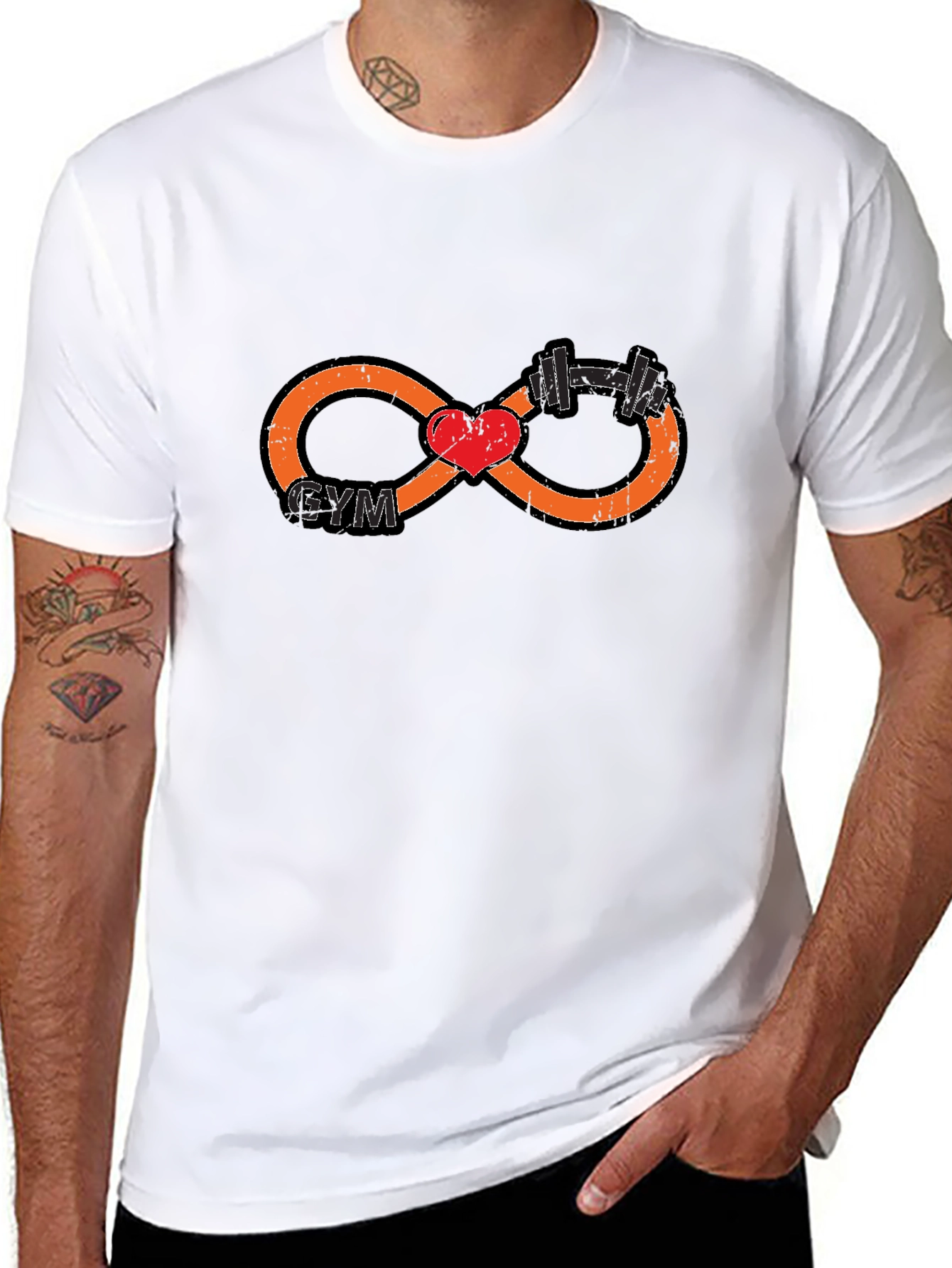 Gym Infinity Heart T-Shirt