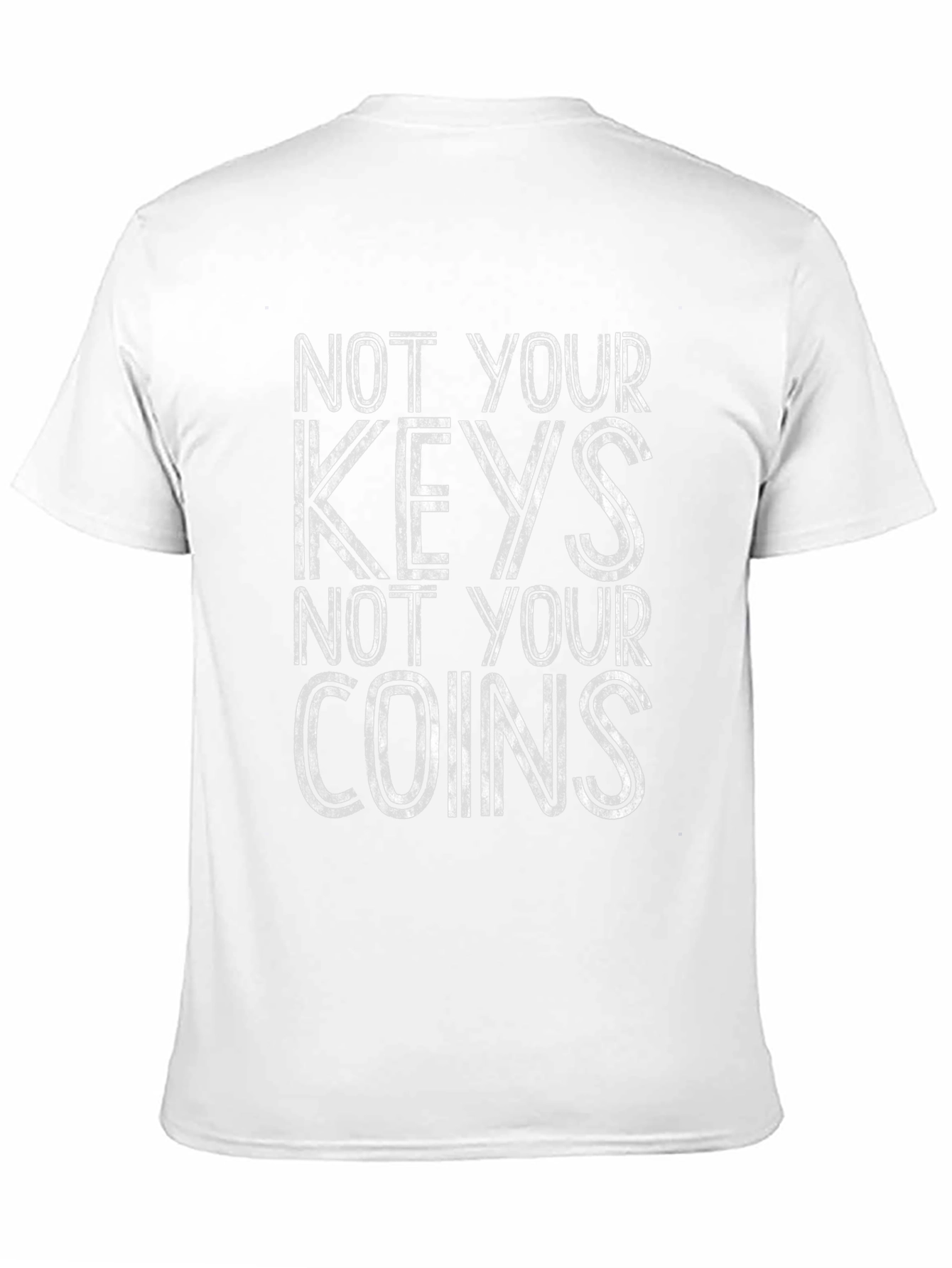 Crypto Keys Coins Graphic T-Shirt