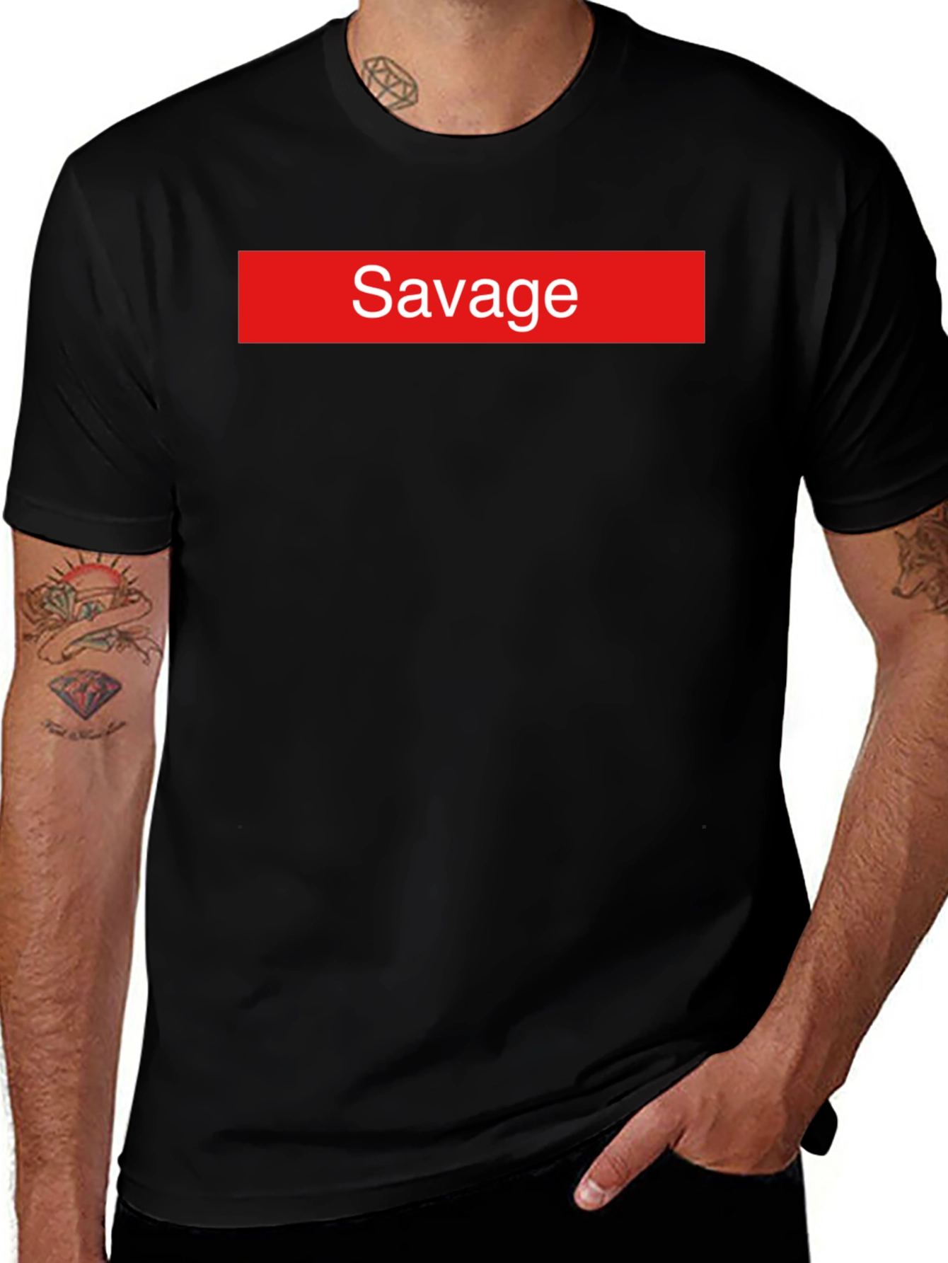 Savage Graphic Tee - Supreme Inspired Design