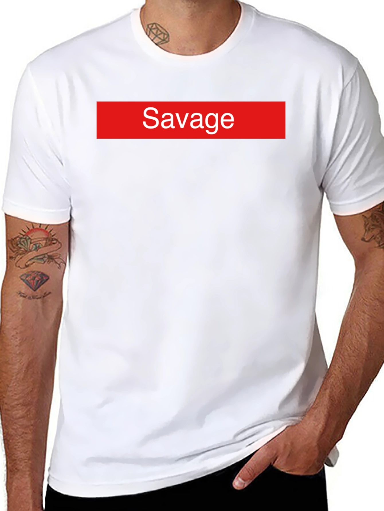 Savage Graphic Tee - Supreme Inspired Design