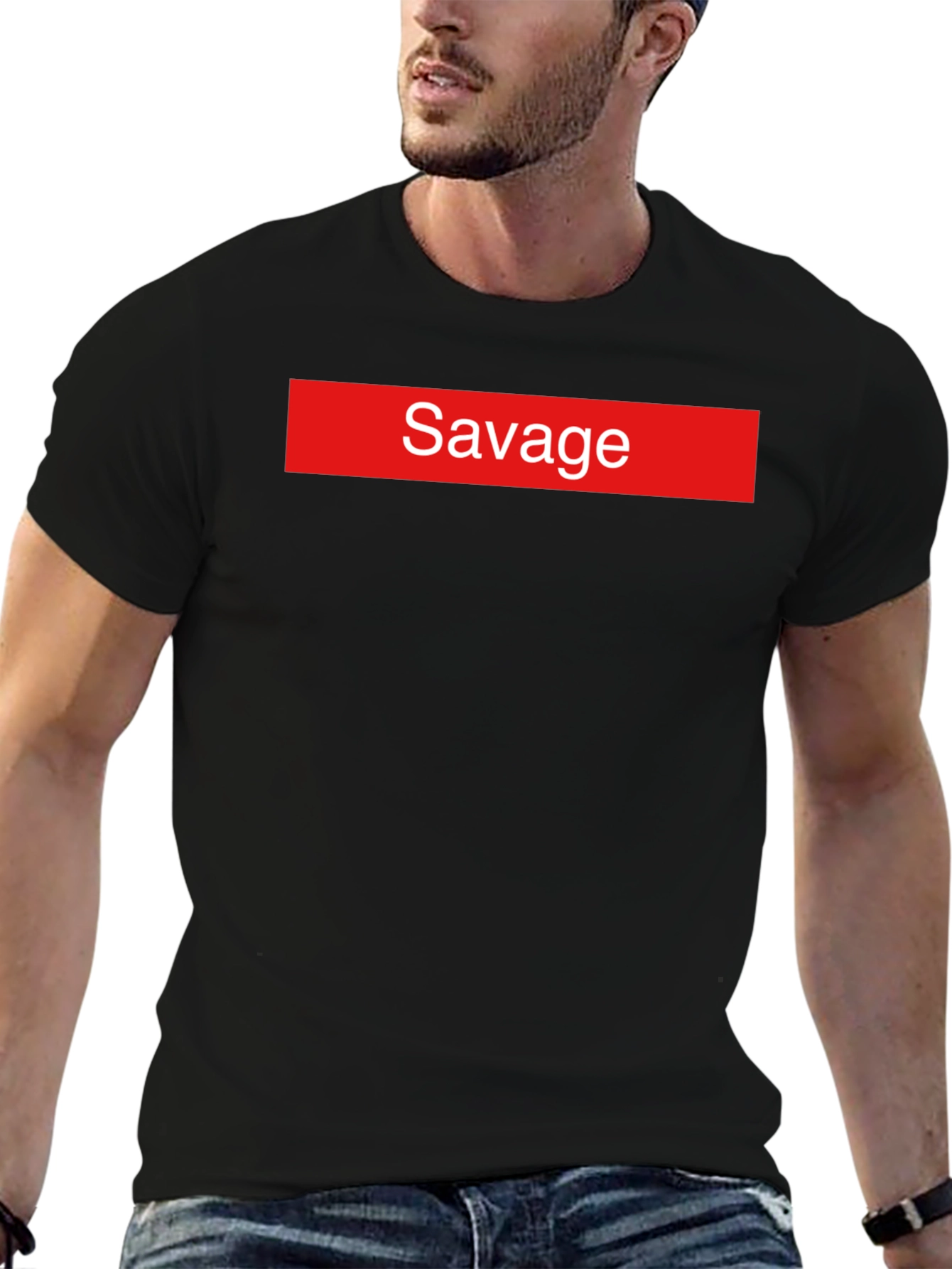 Savage Graphic Tee - Supreme Inspired Design