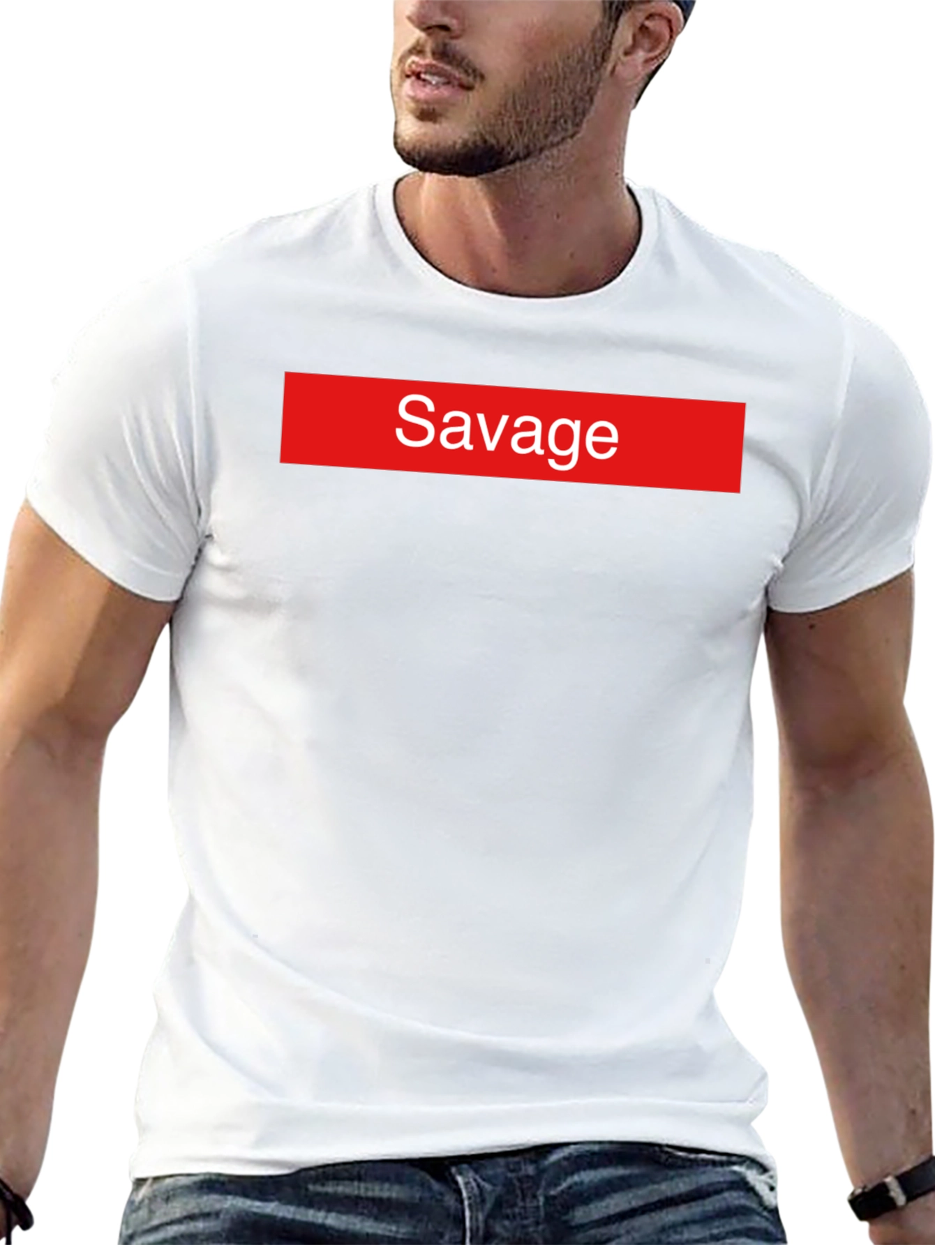 Savage Graphic Tee - Supreme Inspired Design