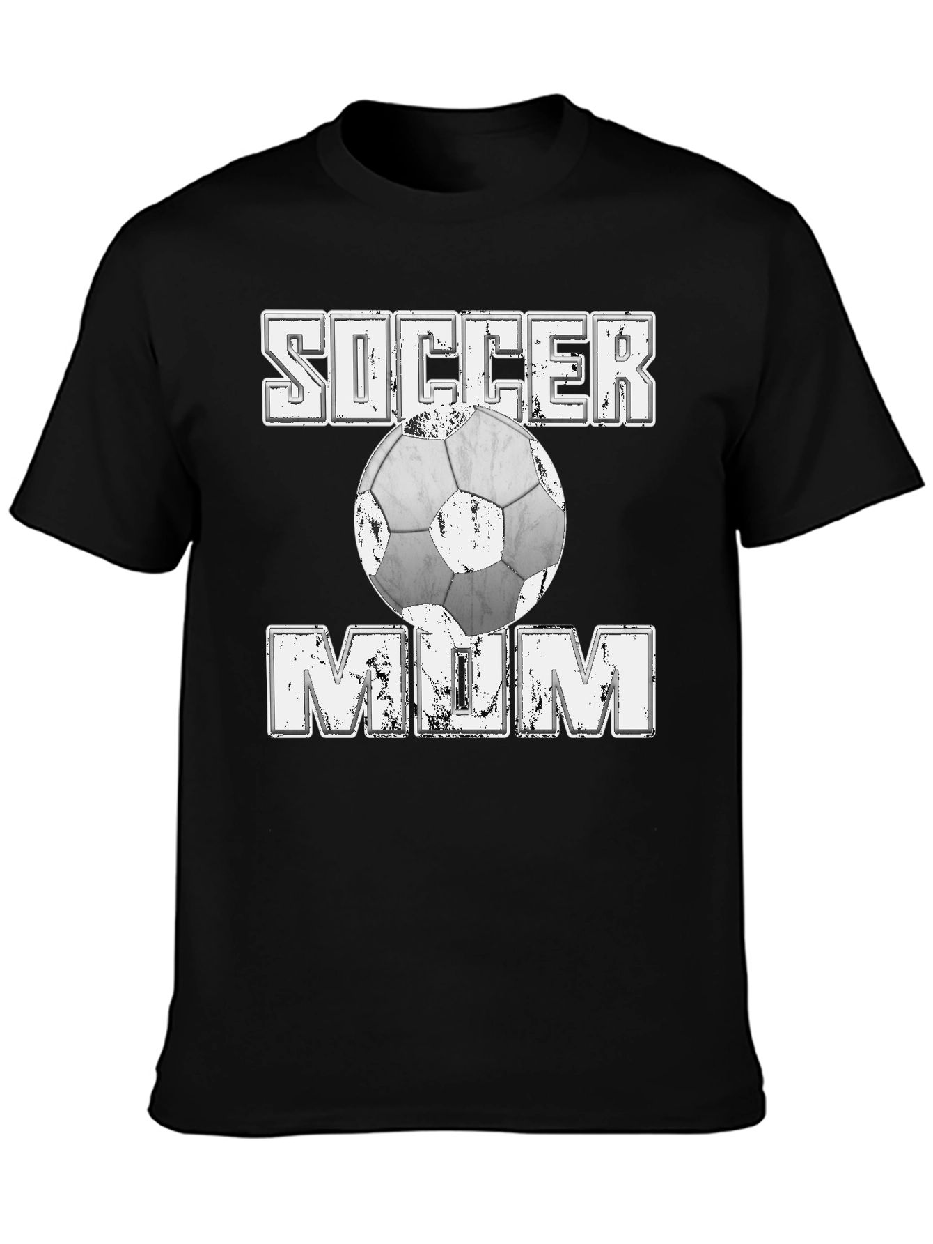 Soccer Mom Graphic T-Shirt - Black