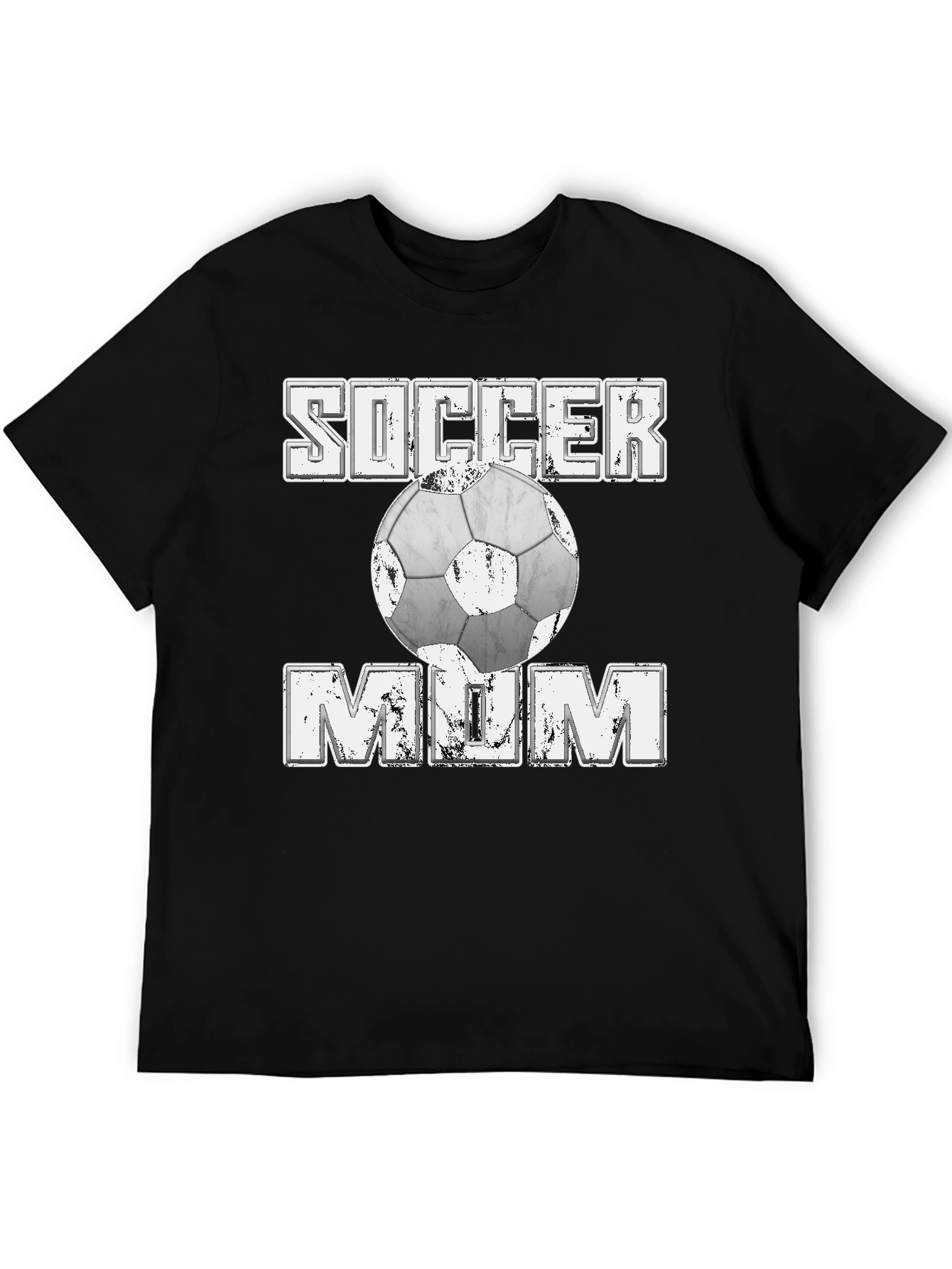 Soccer Mom Graphic T-Shirt - Black