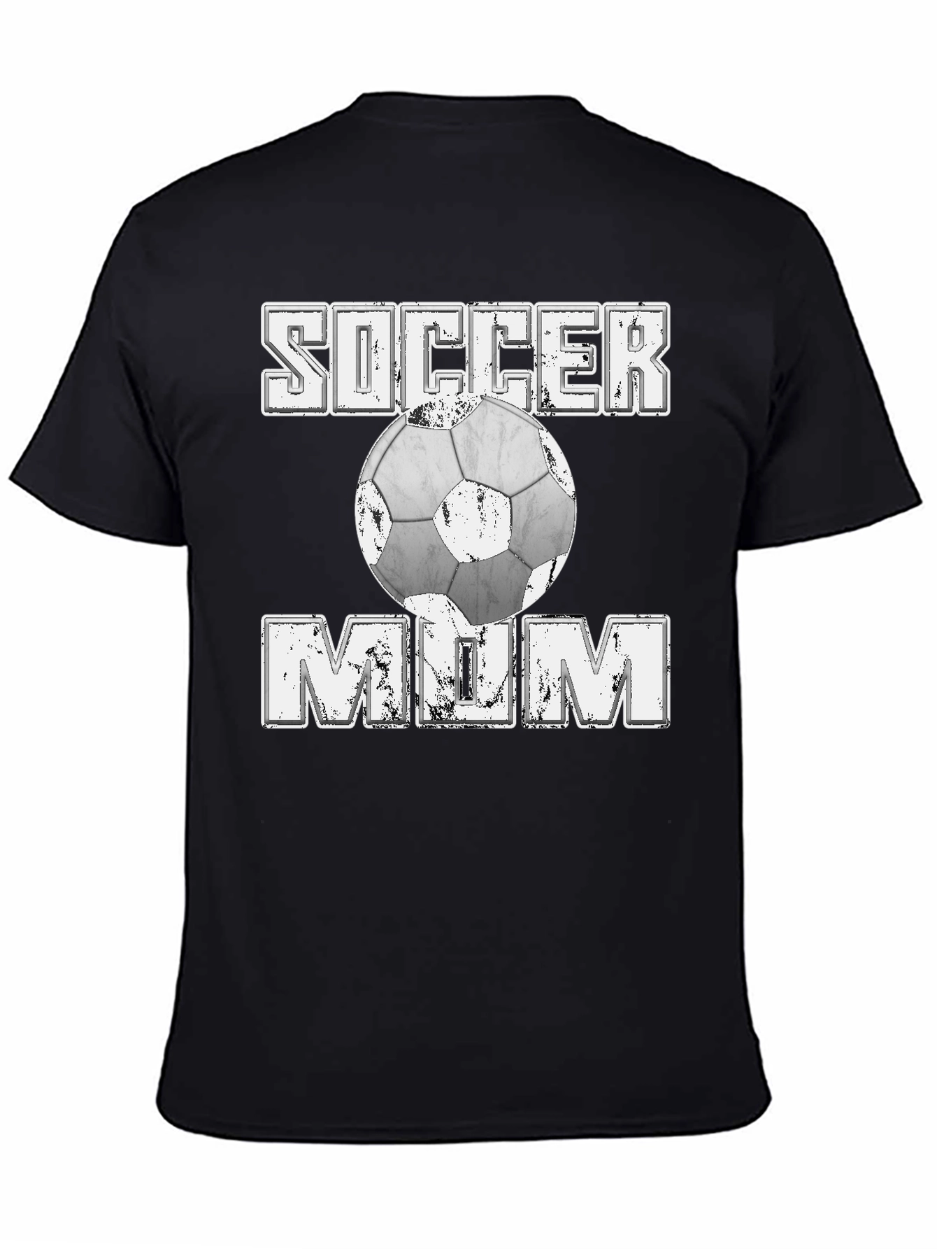 Soccer Mom Graphic T-Shirt - Black