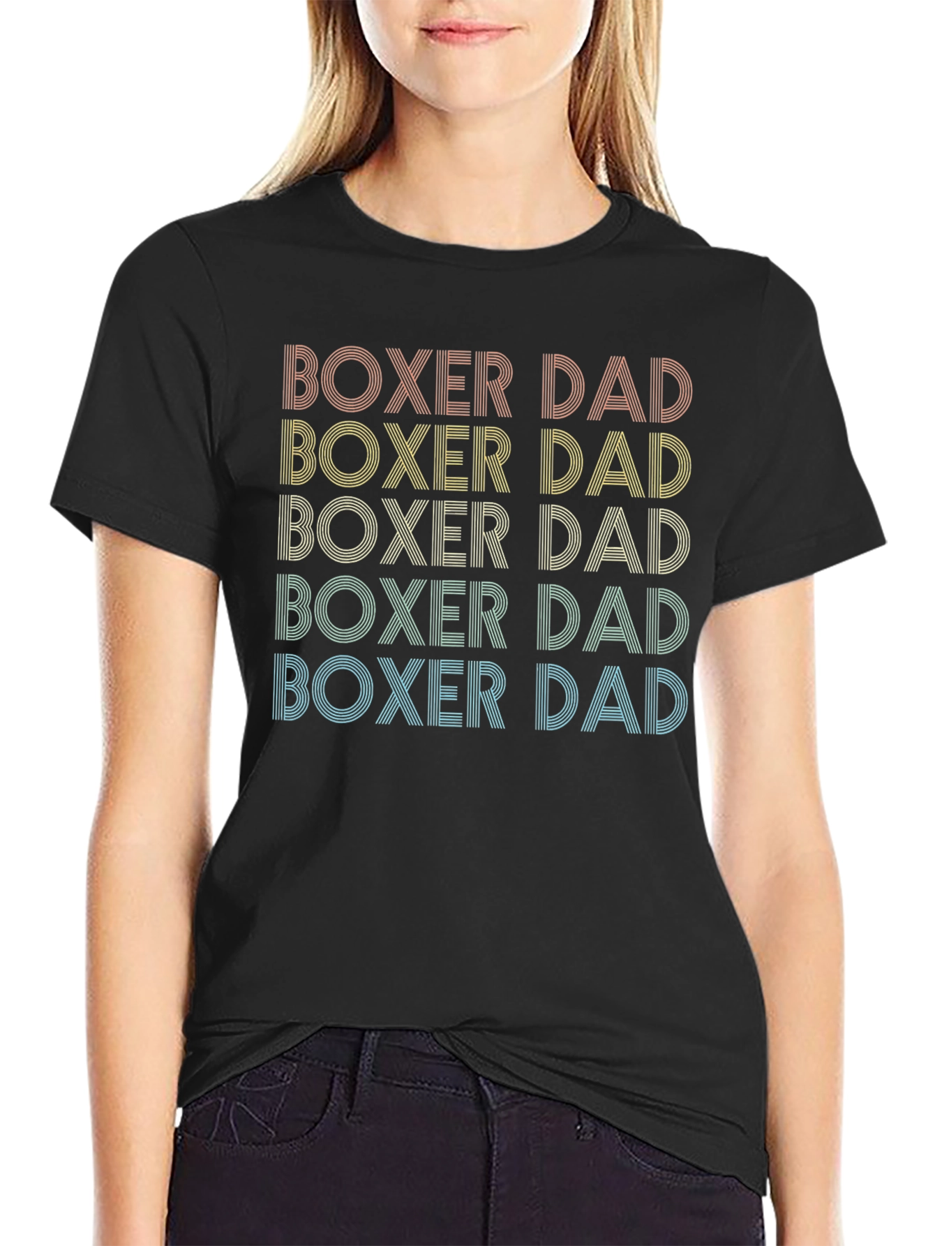 Retro Boxer Dad Graphic Tee