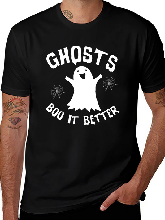 Halloween Ghost Boo It Better Graphic T-Shirt