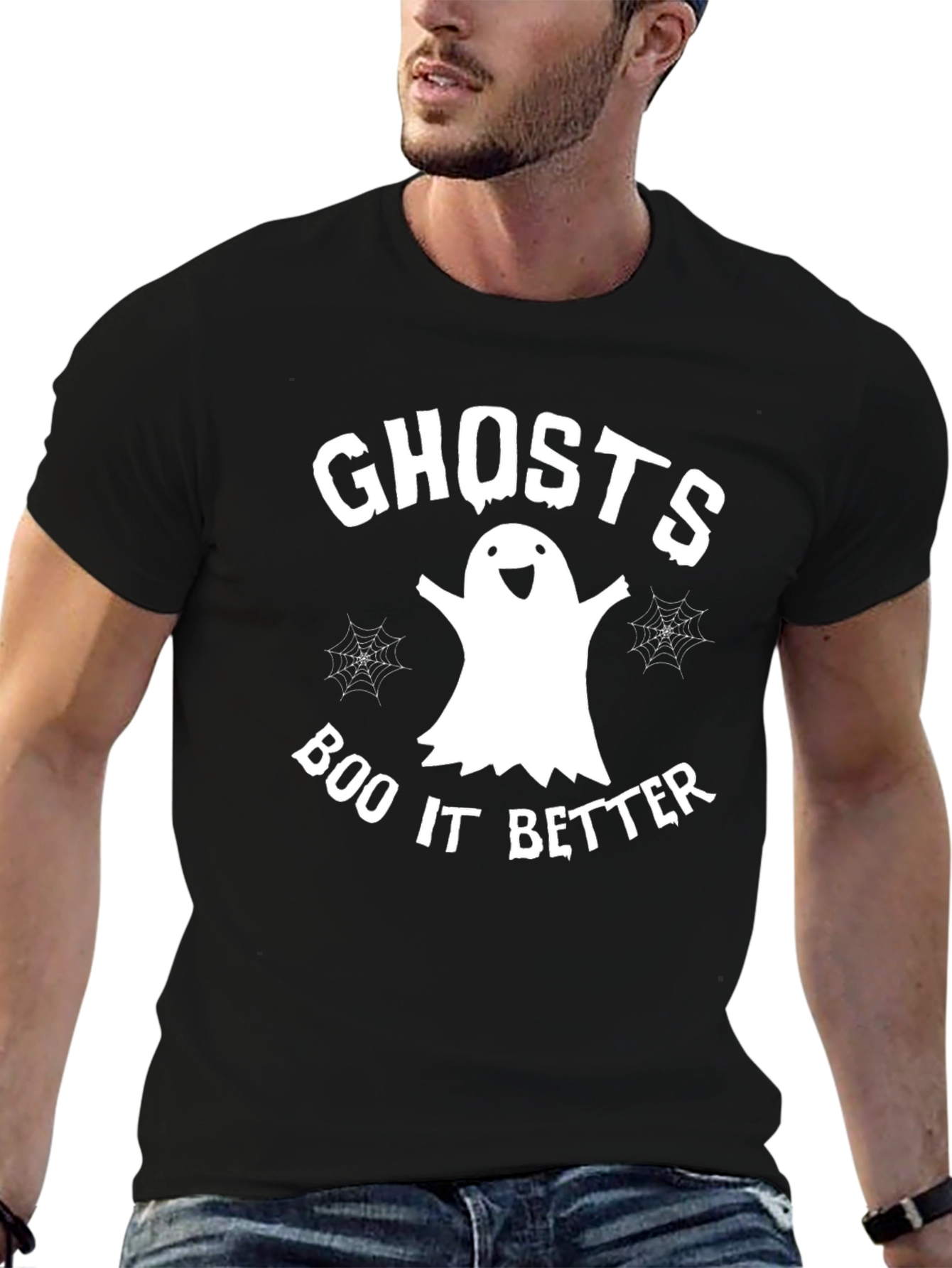 Halloween Ghost Boo It Better Graphic T-Shirt