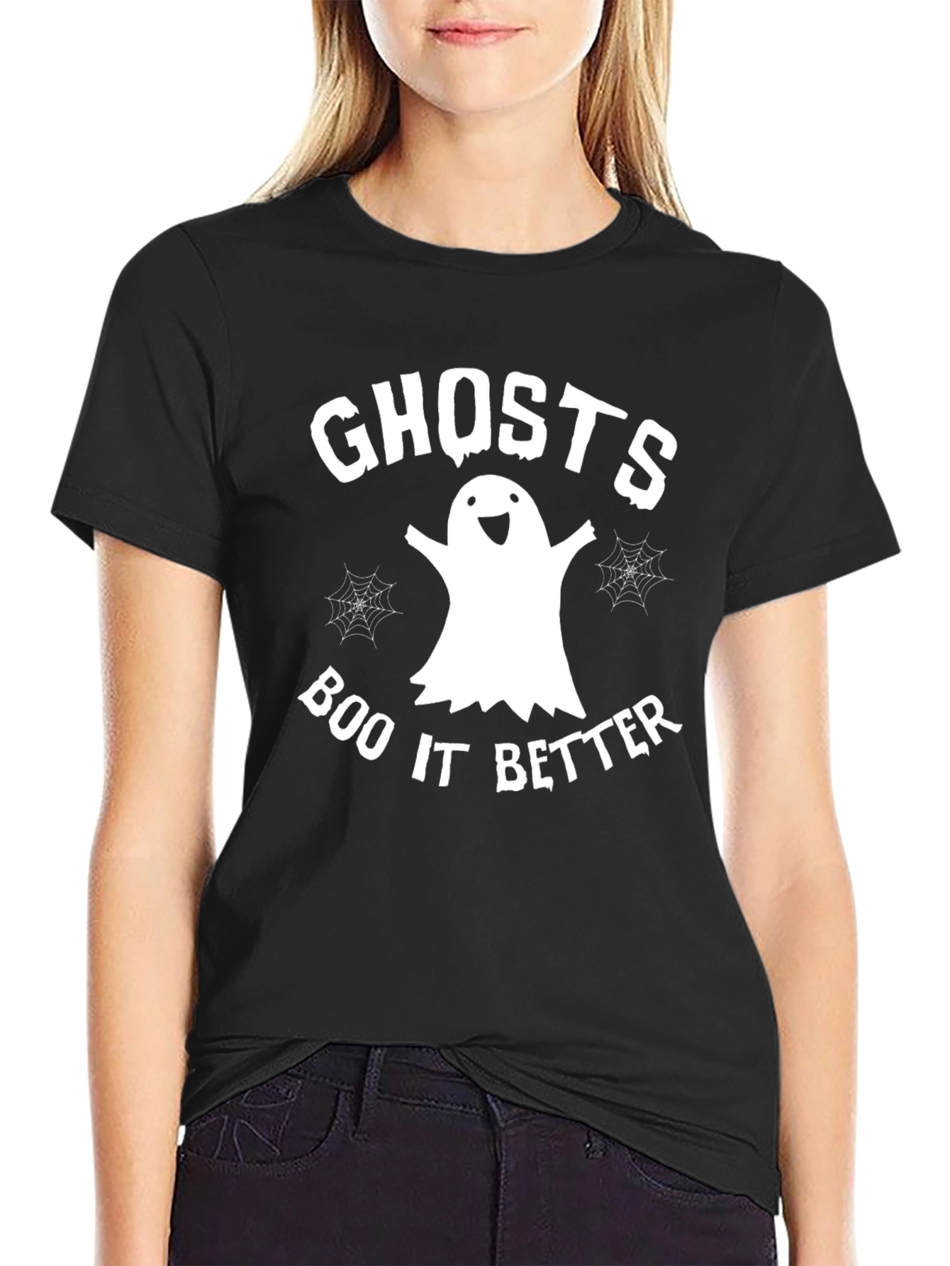 Halloween Ghost Boo It Better Graphic T-Shirt