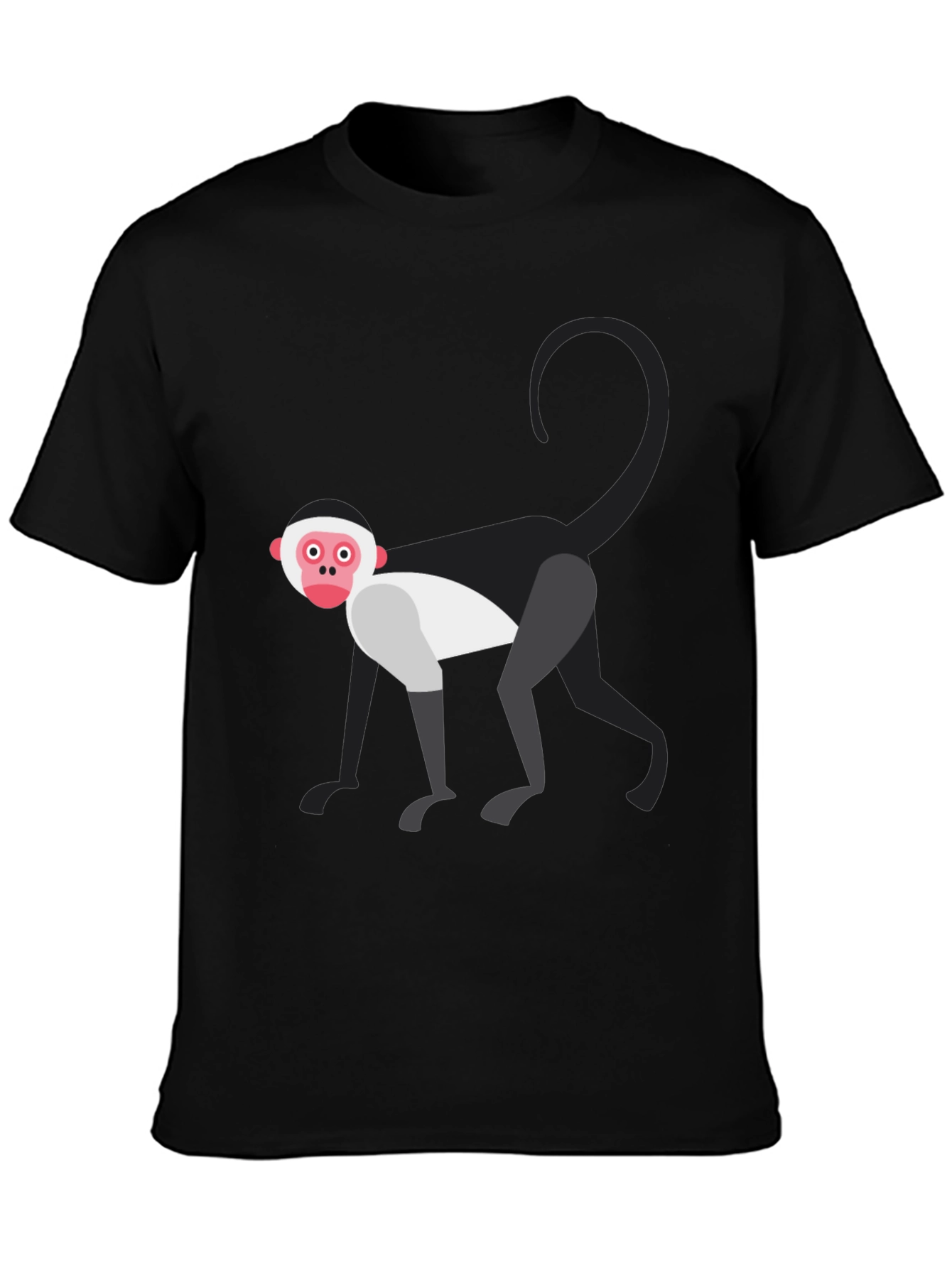 Monkey Graphic Tee - Unique Animal Design