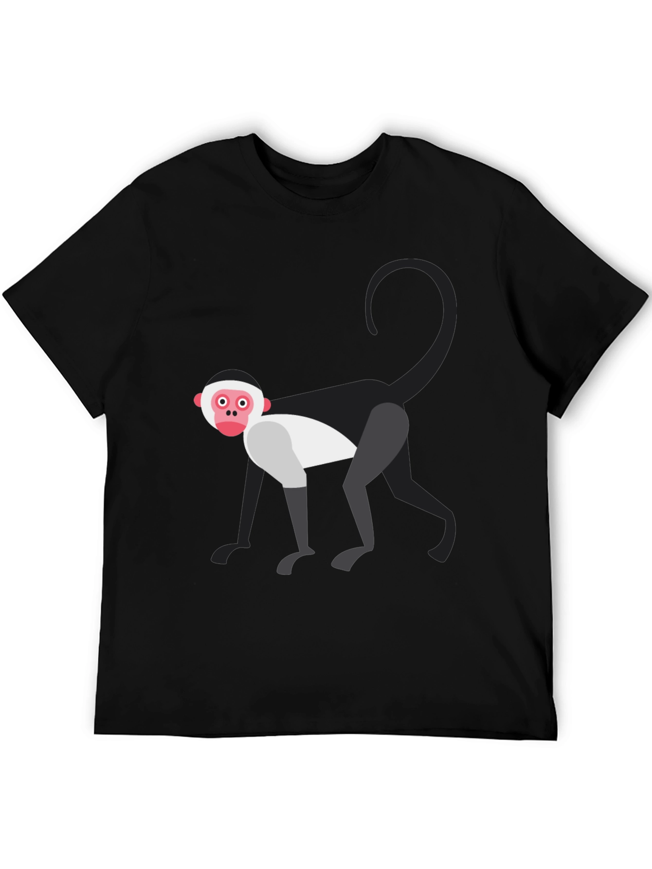 Monkey Graphic Tee - Unique Animal Design