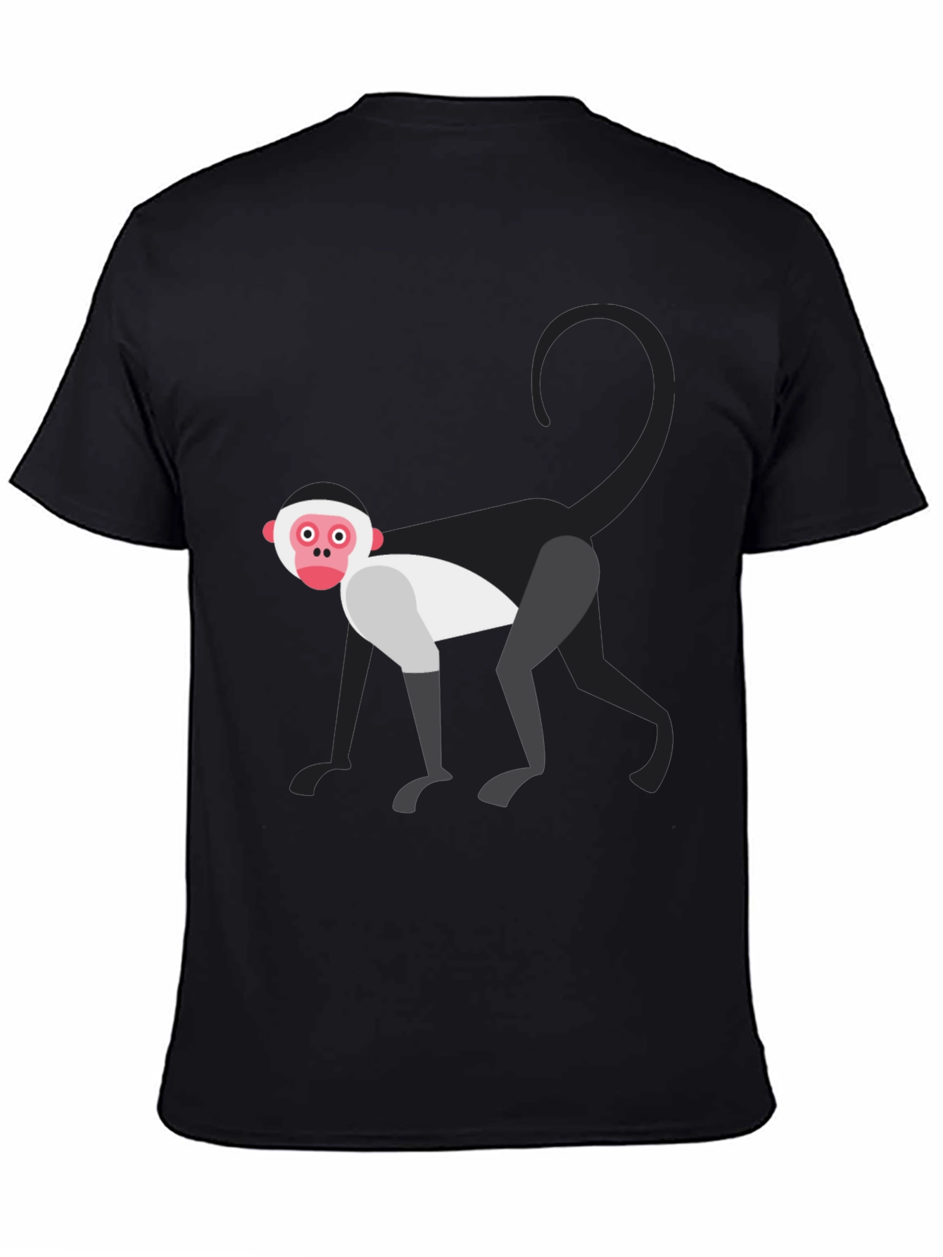 Monkey Graphic Tee - Unique Animal Design