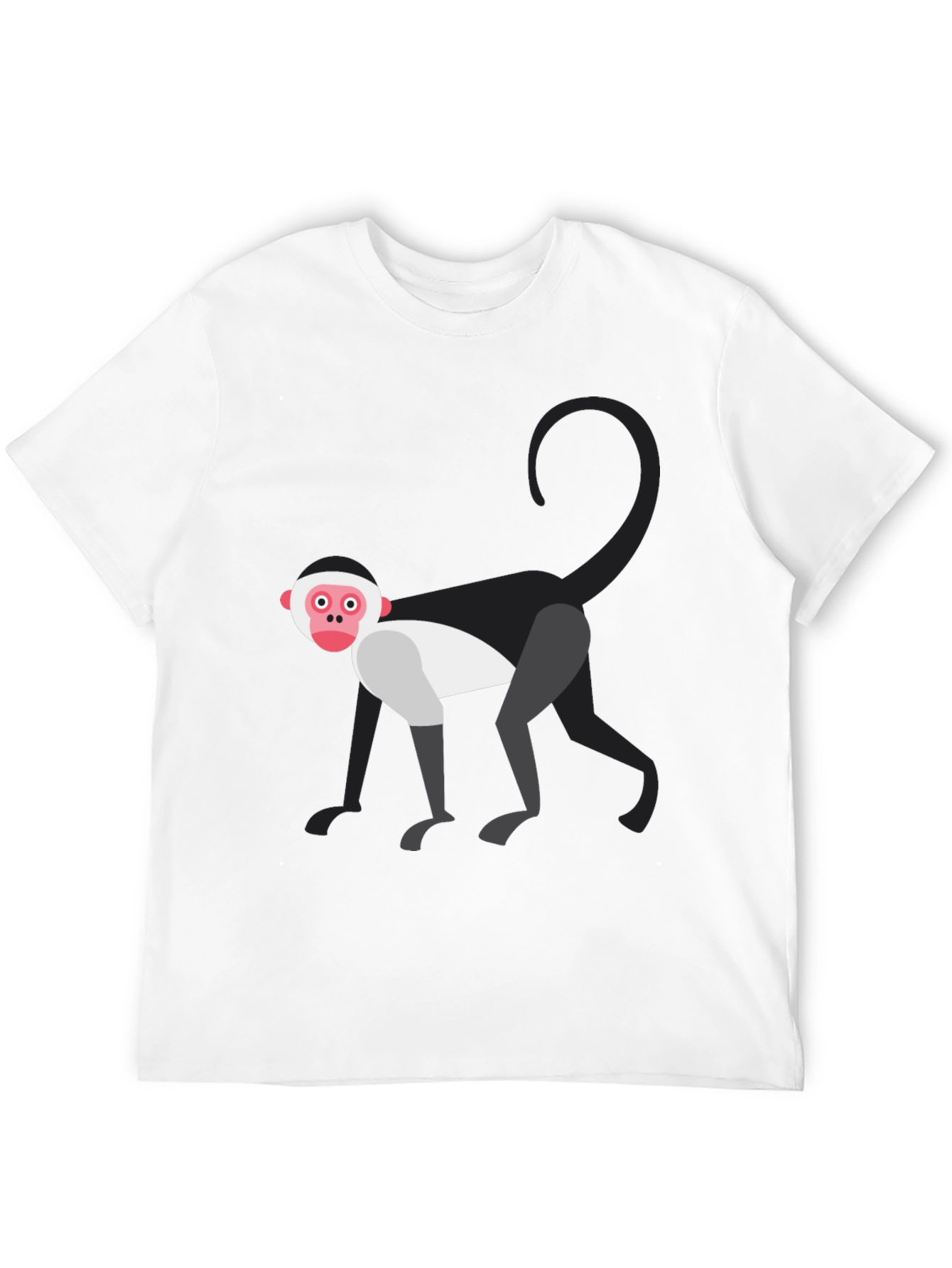 Monkey Graphic Tee - Unique Animal Design