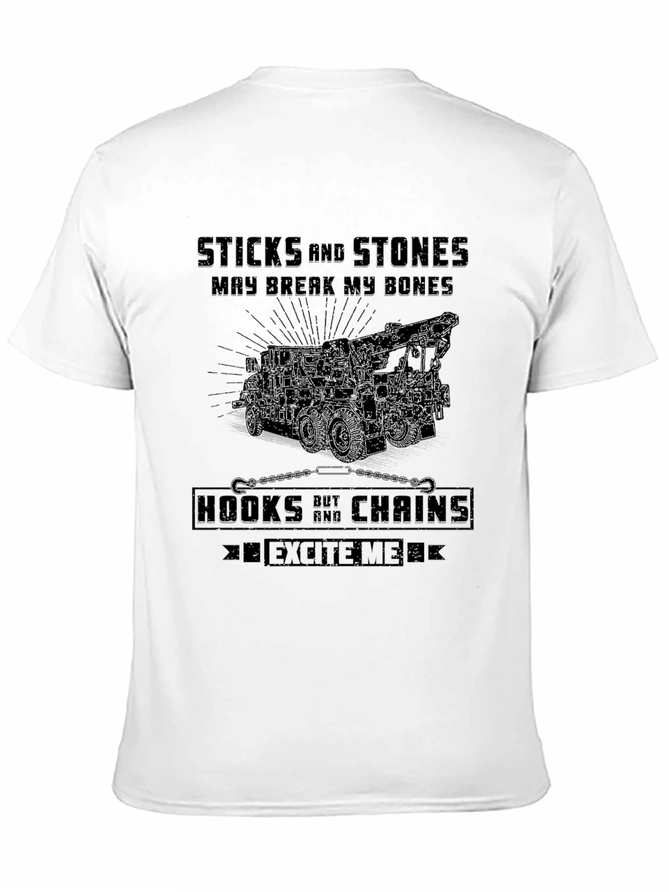 Sticks and Stones Tow Truck T-Shirt
